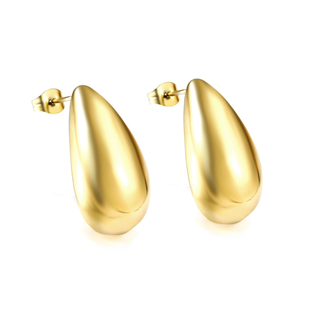 Wholesale 18K Gold Stylish and Modern Drop Earrings