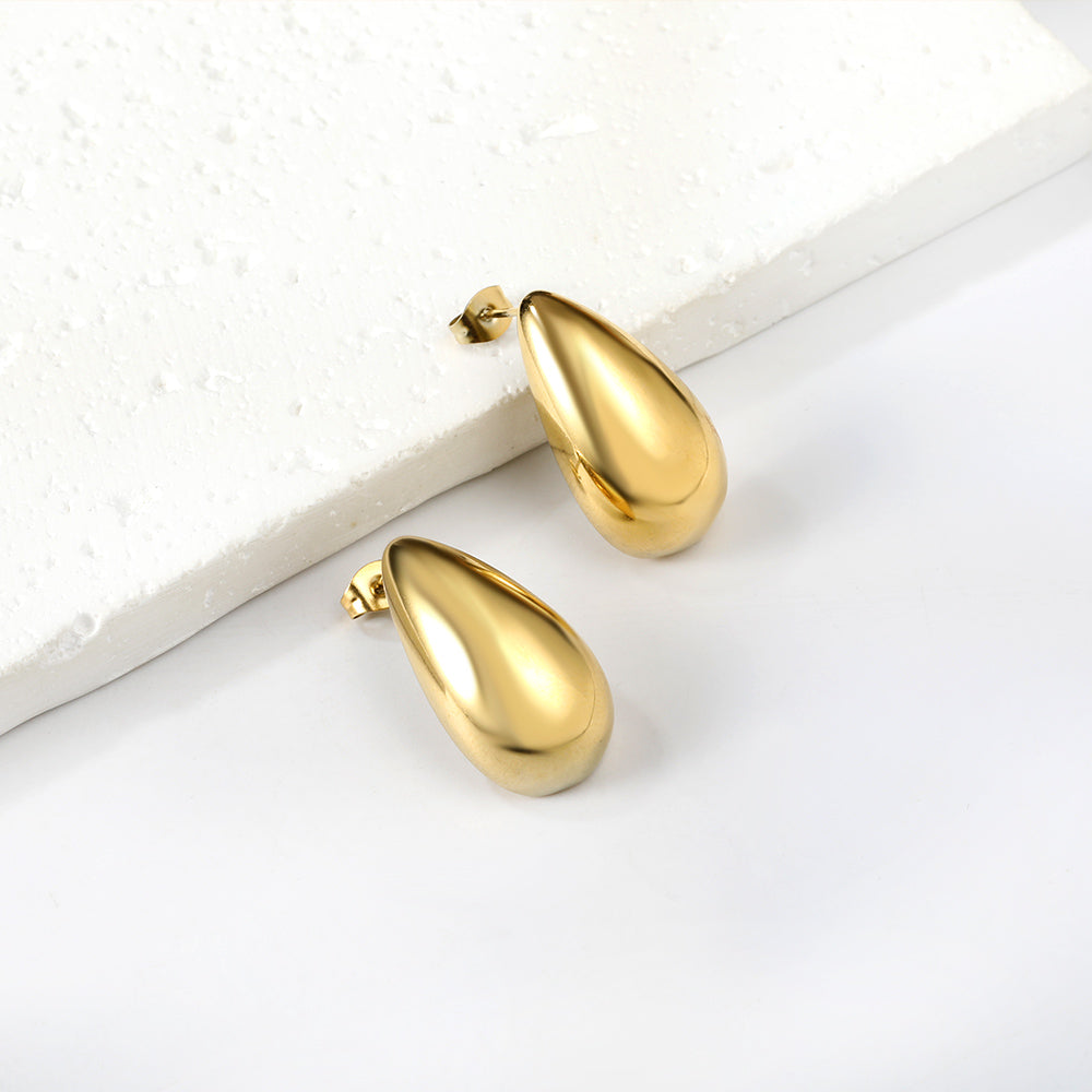 Wholesale 18K Gold Stylish and Modern Drop Earrings