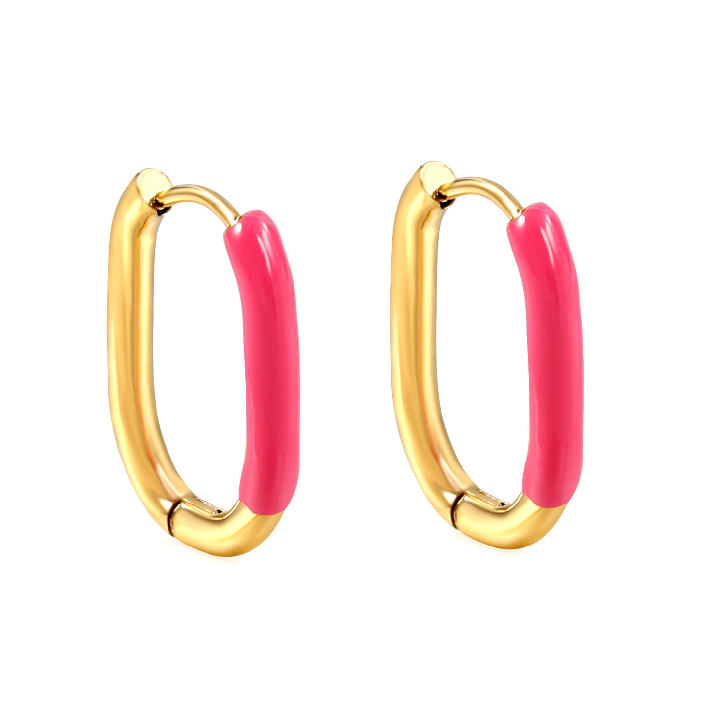 Wholesale Multicolor - Decorated Gold Hoop Earrings for Fashion Retailers