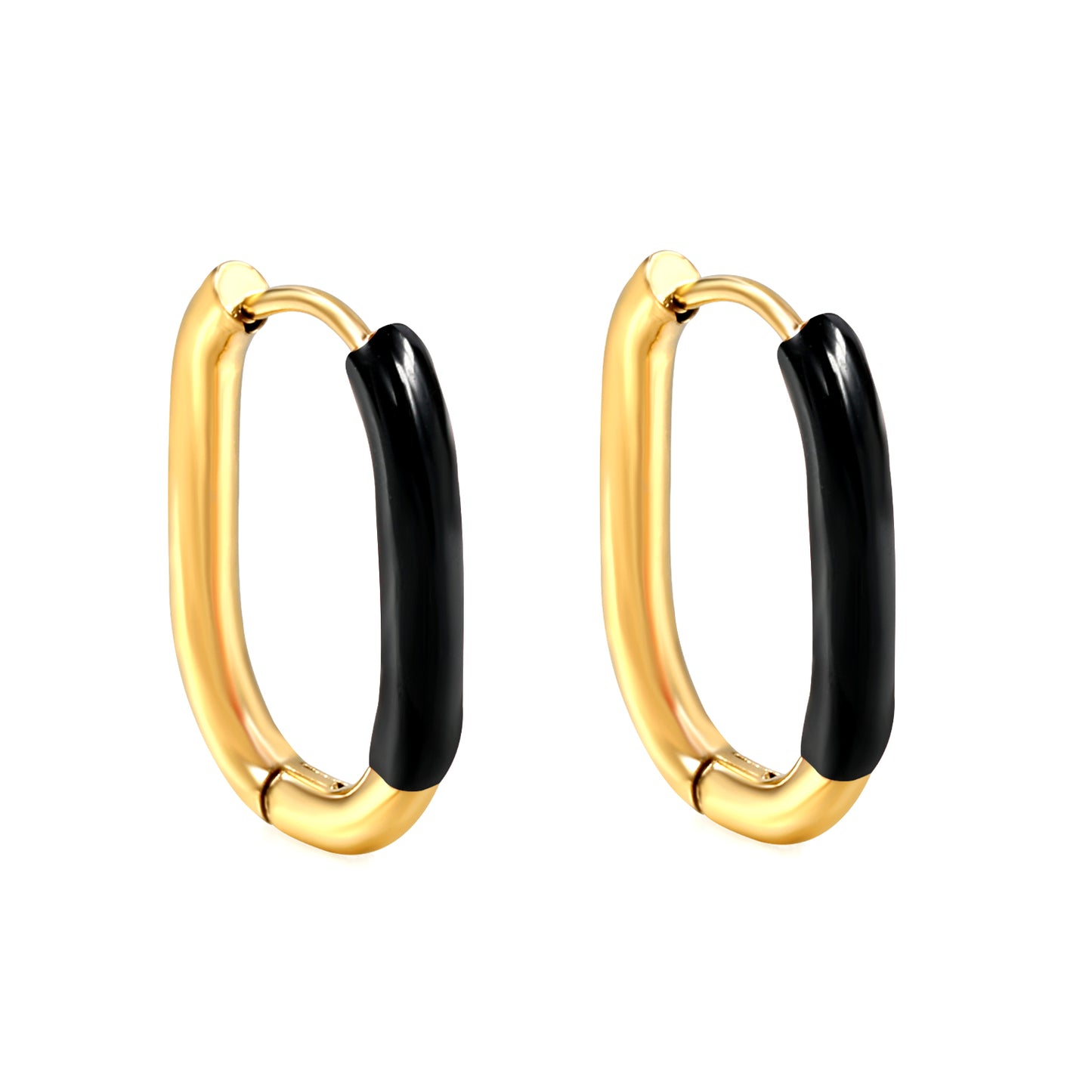 Wholesale Multicolor - Decorated Gold Hoop Earrings for Fashion Retailers