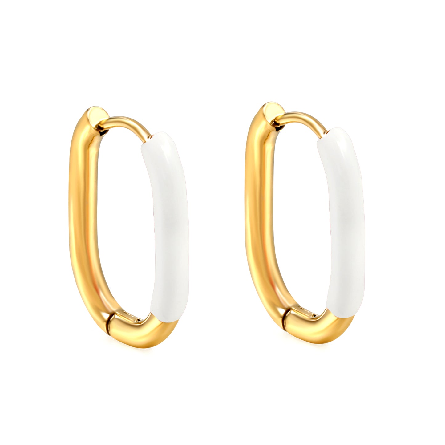 Wholesale Multicolor - Decorated Gold Hoop Earrings for Fashion Retailers