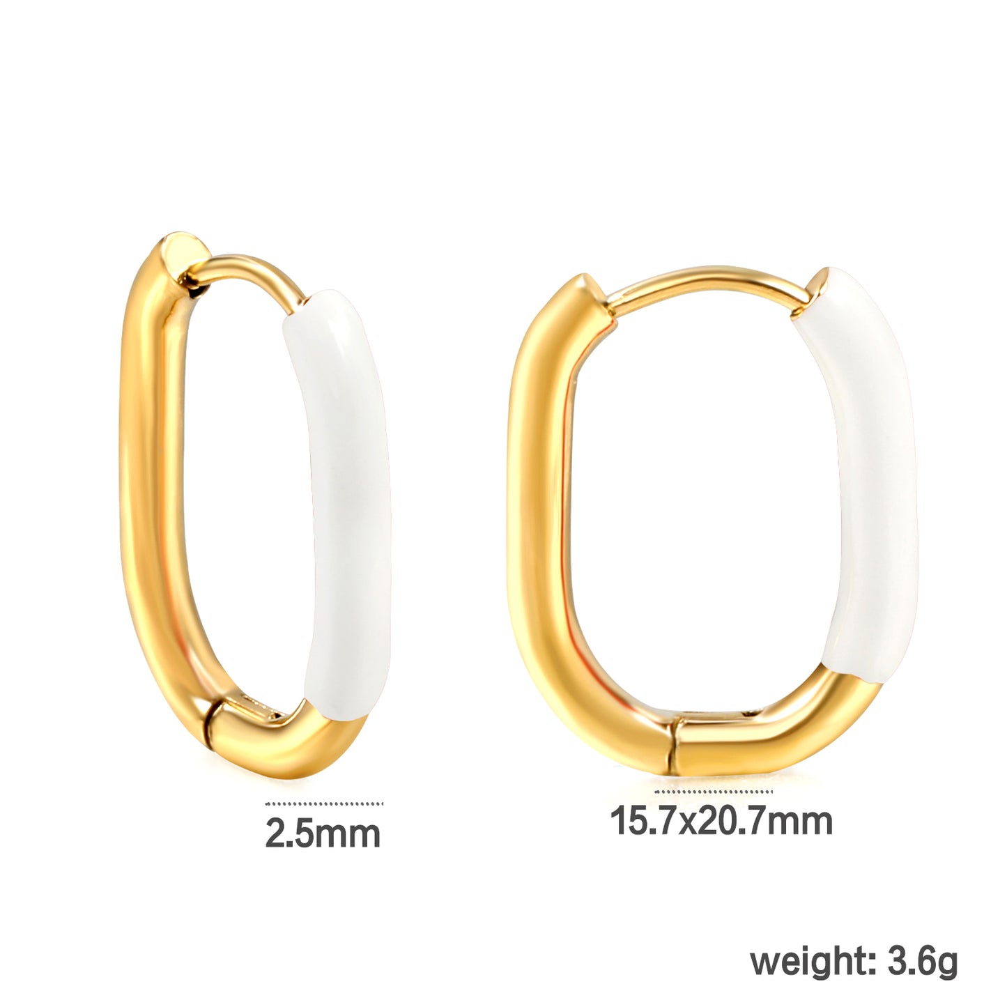 Wholesale Multicolor - Decorated Gold Hoop Earrings for Fashion Retailers