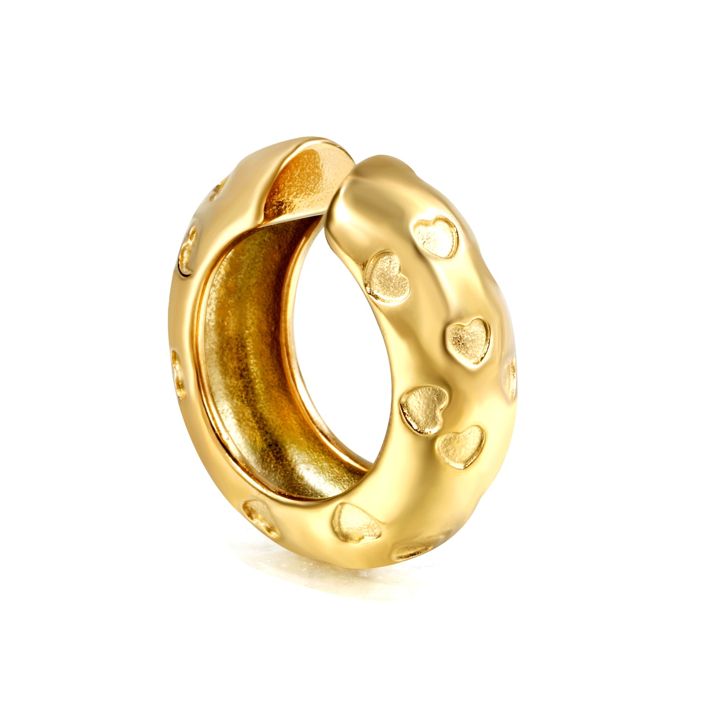Wholesale Dotted Hoop Earrings Sleek Style