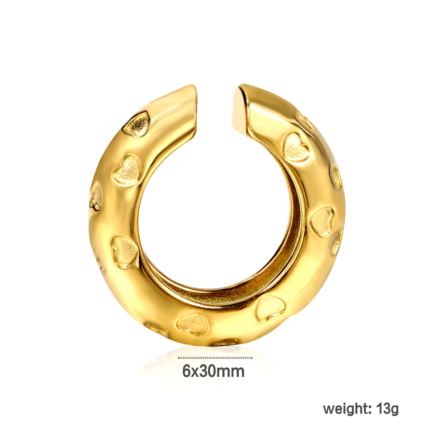 Wholesale Dotted Hoop Earrings Sleek Style