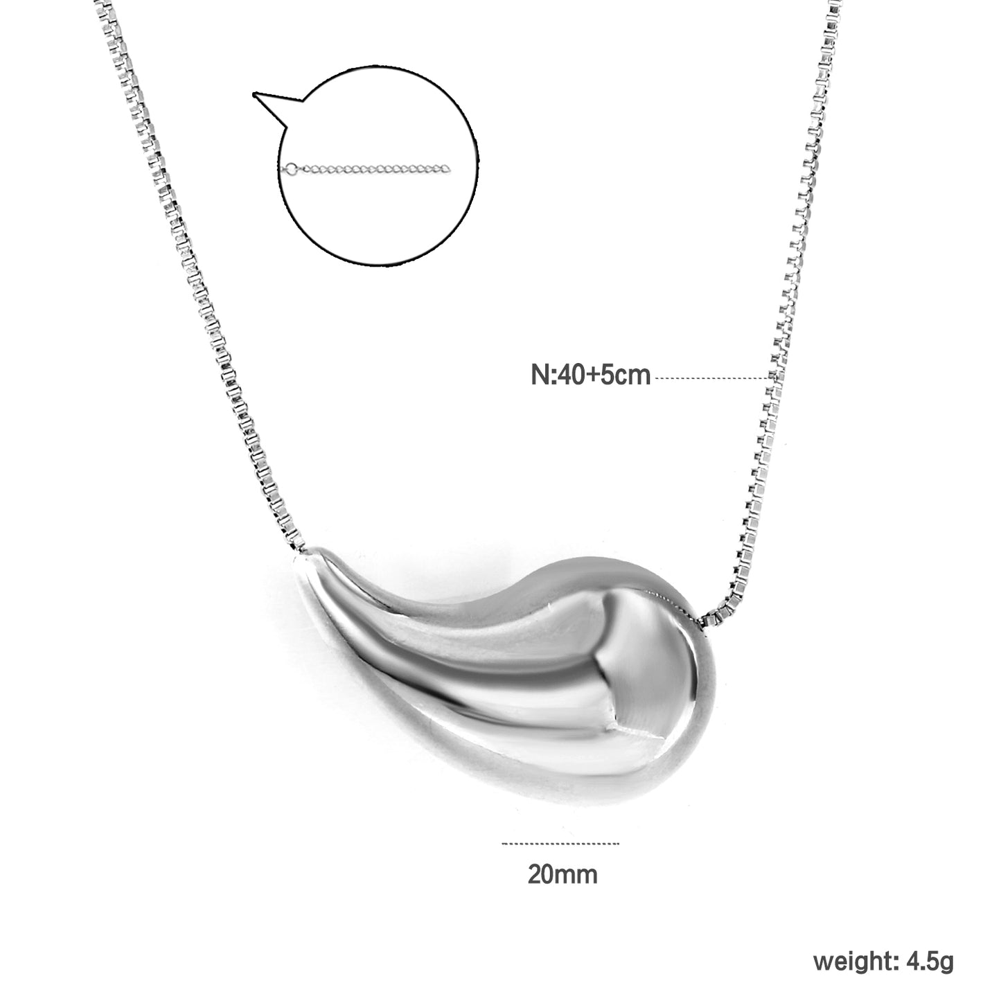 Wholesale Gold Tone Streamlined Pendant Necklace Modern Sophistication