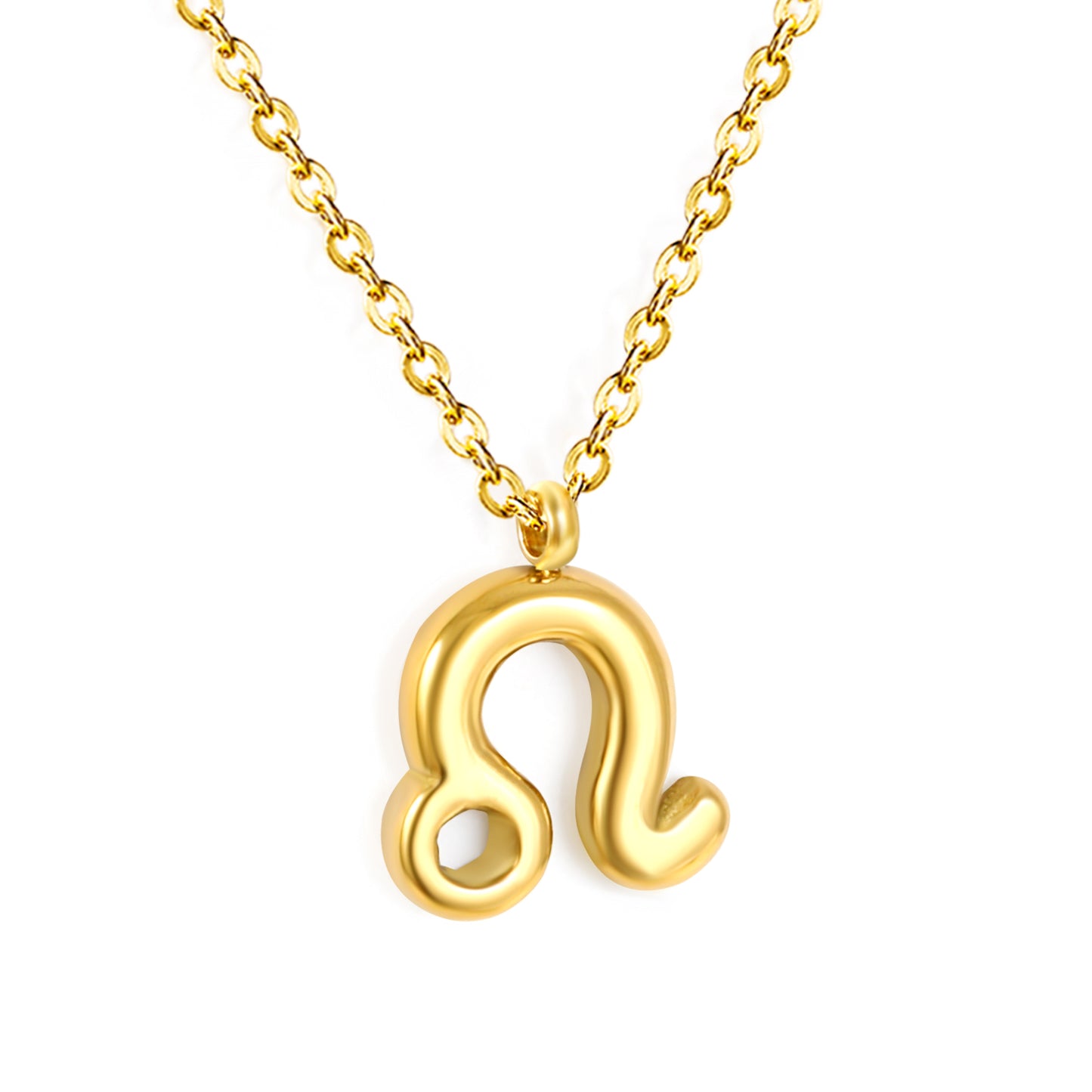 Wholesale 18K Gold Plated Zodiac Sign Necklace Astrological Symbol Pendant Delicate Chain Celestial Luxury