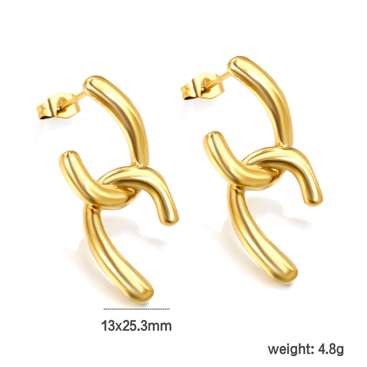 Wholesale Chain Link Earrings Modern Aesthetic