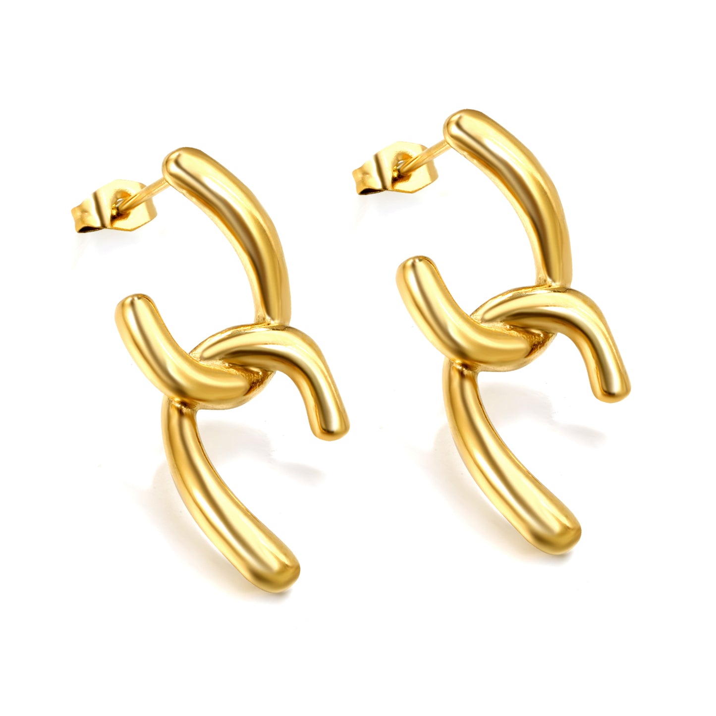 Wholesale Chain Link Earrings Modern Aesthetic