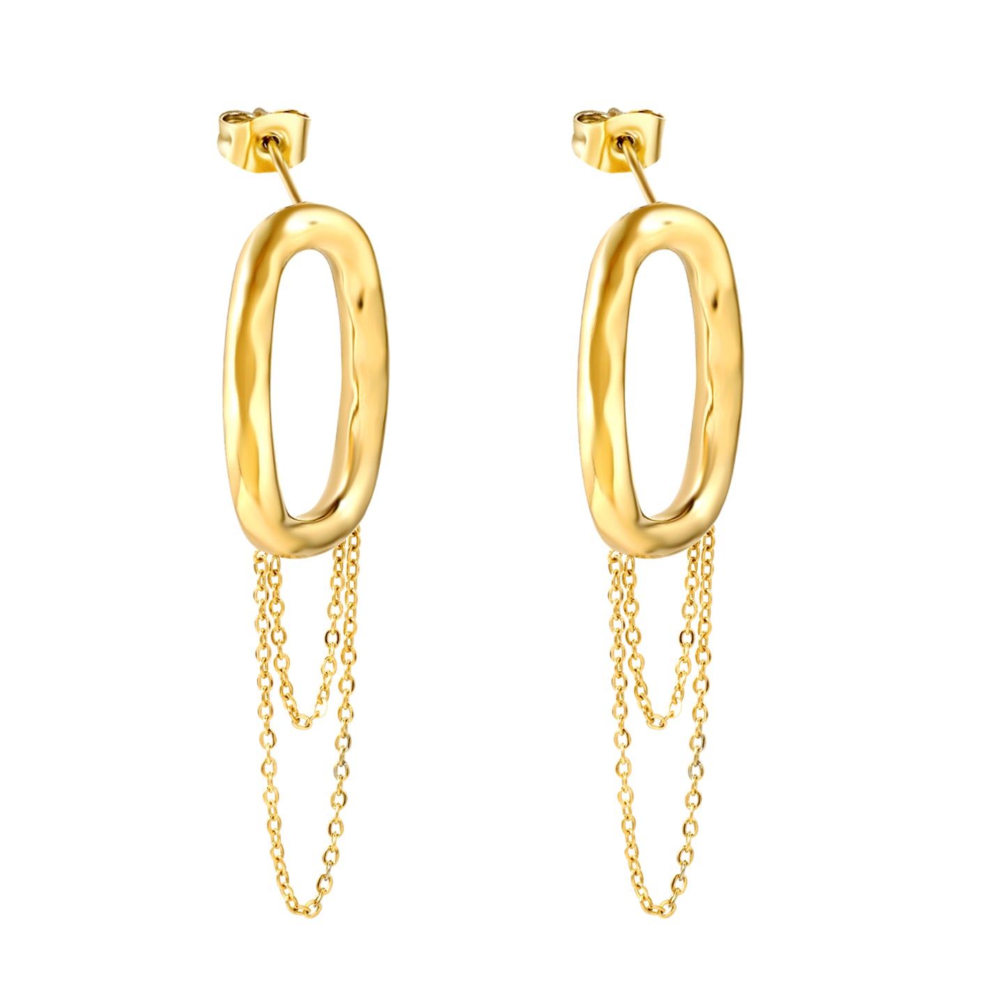 Wholesale Teardrop Shaped Stud Earrings Elegant Minimalist
