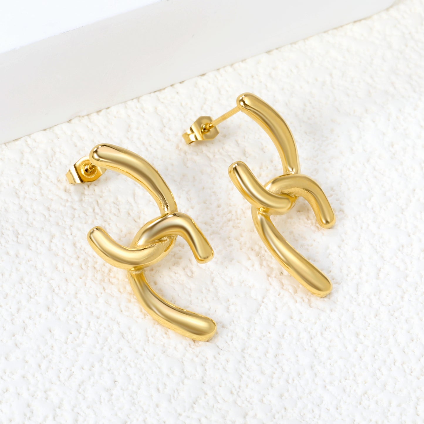 Wholesale Chain Link Earrings Modern Aesthetic