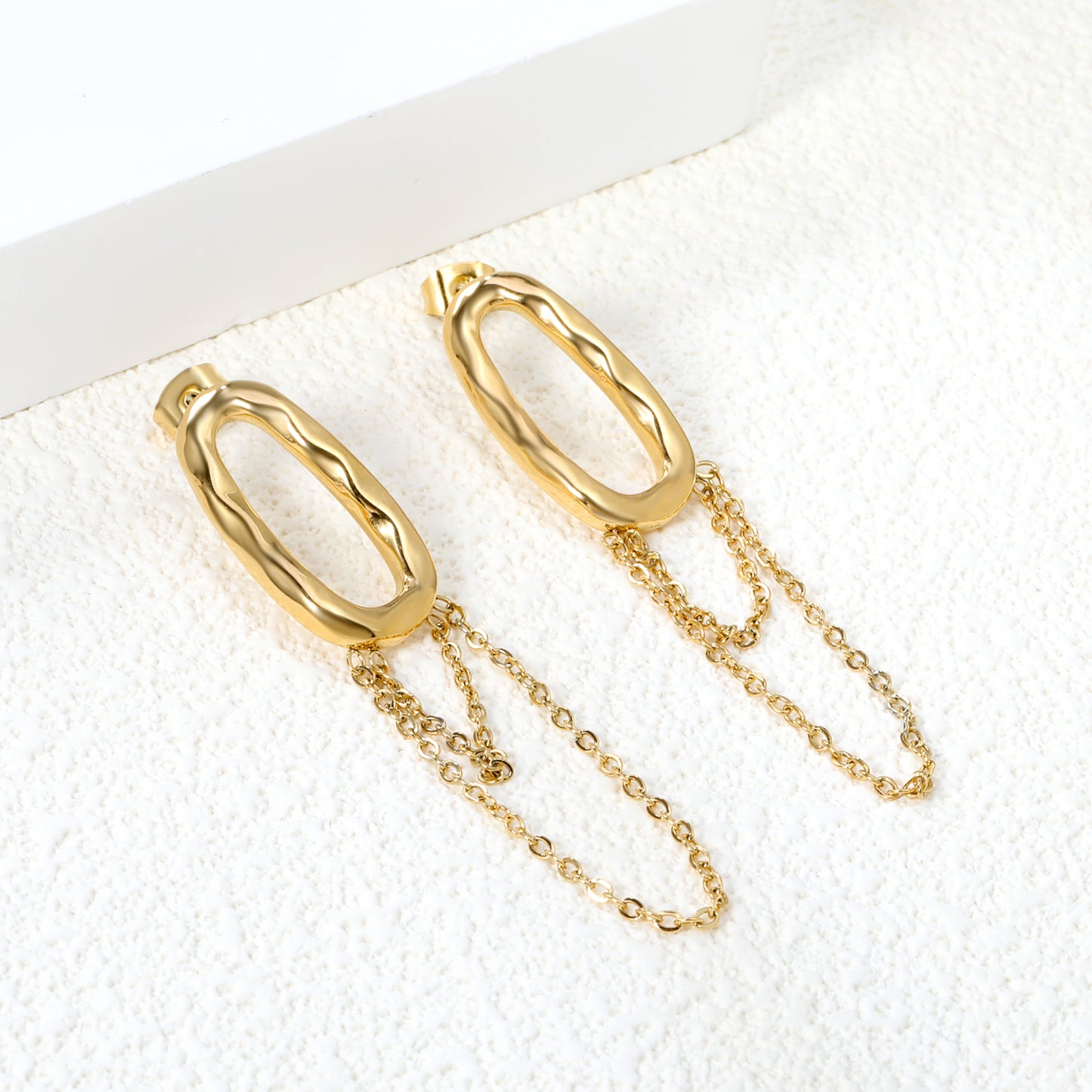 Wholesale Teardrop Shaped Stud Earrings Elegant Minimalist