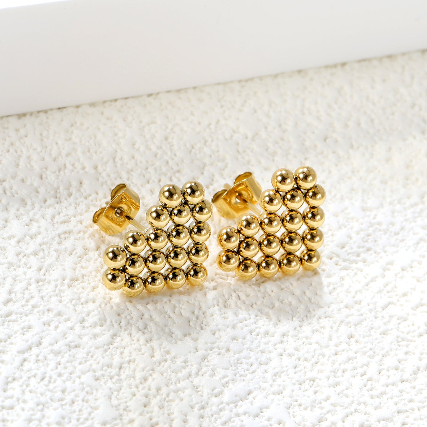 Wholesale Grape Triangle Earrings Unique Pattern