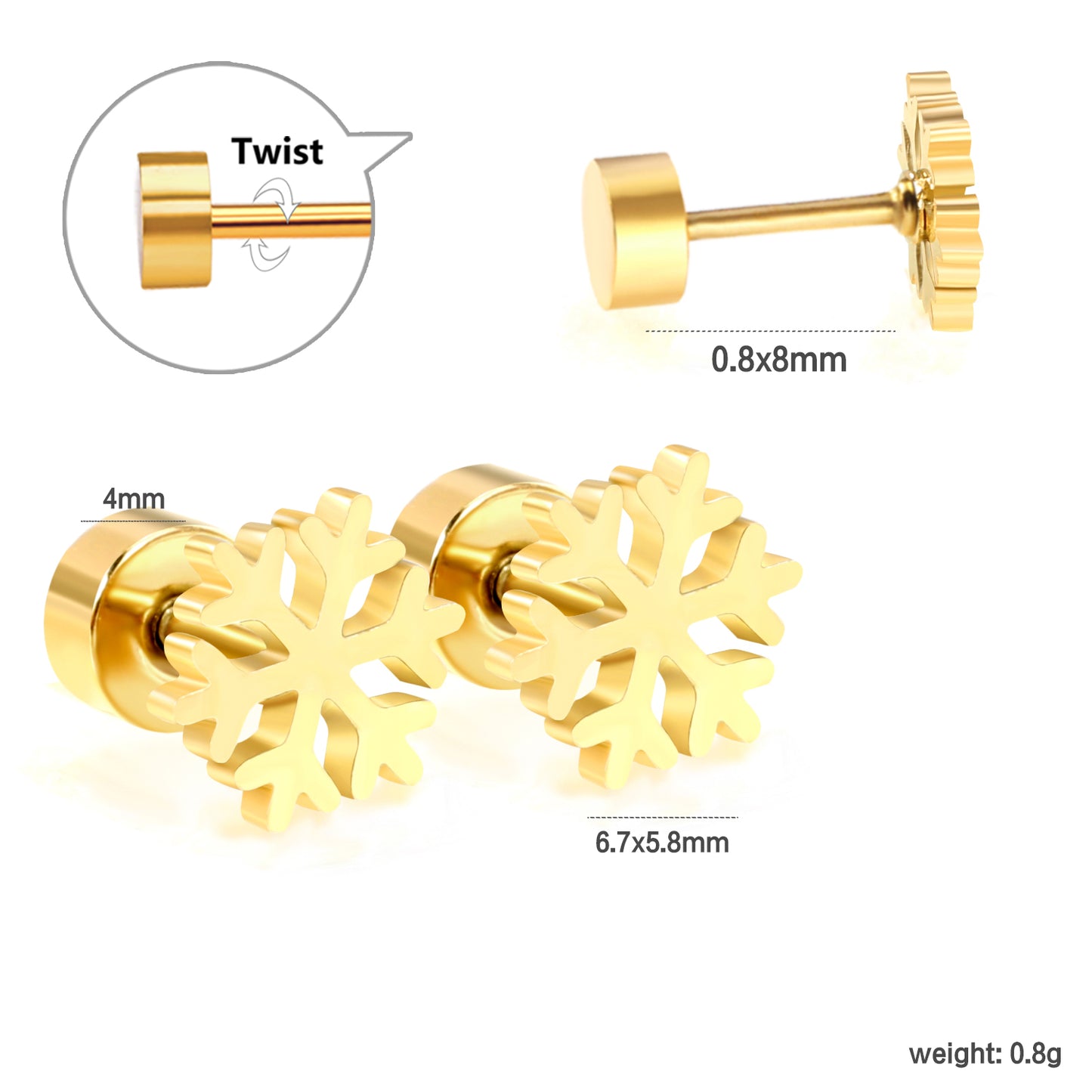 Wholesale 18K Gold Volleyball Stud Earrings Sporty Style