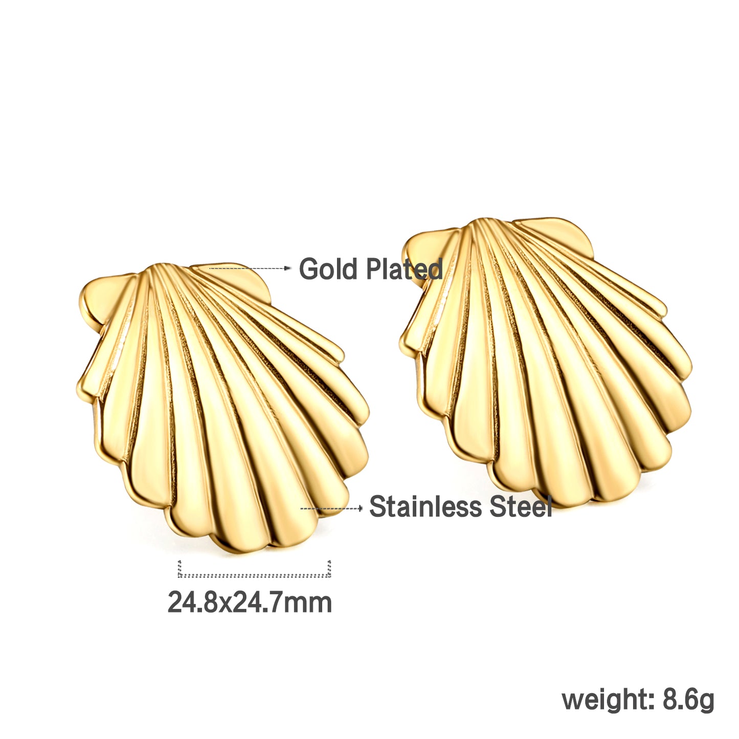 Wholesale Shell Earrings Tropical Breeze