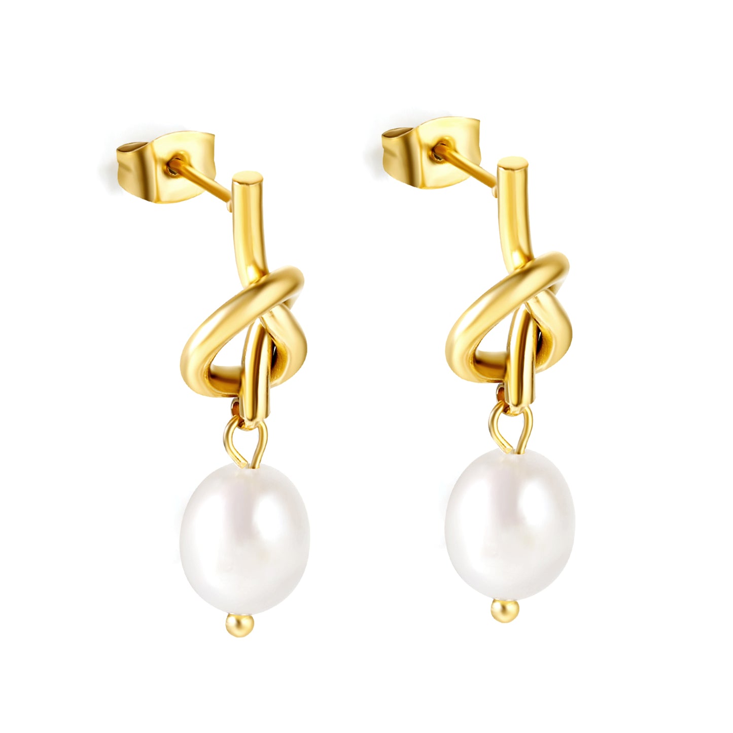 Bulk Striped Large Pearl Hoop Earrings Chic Design