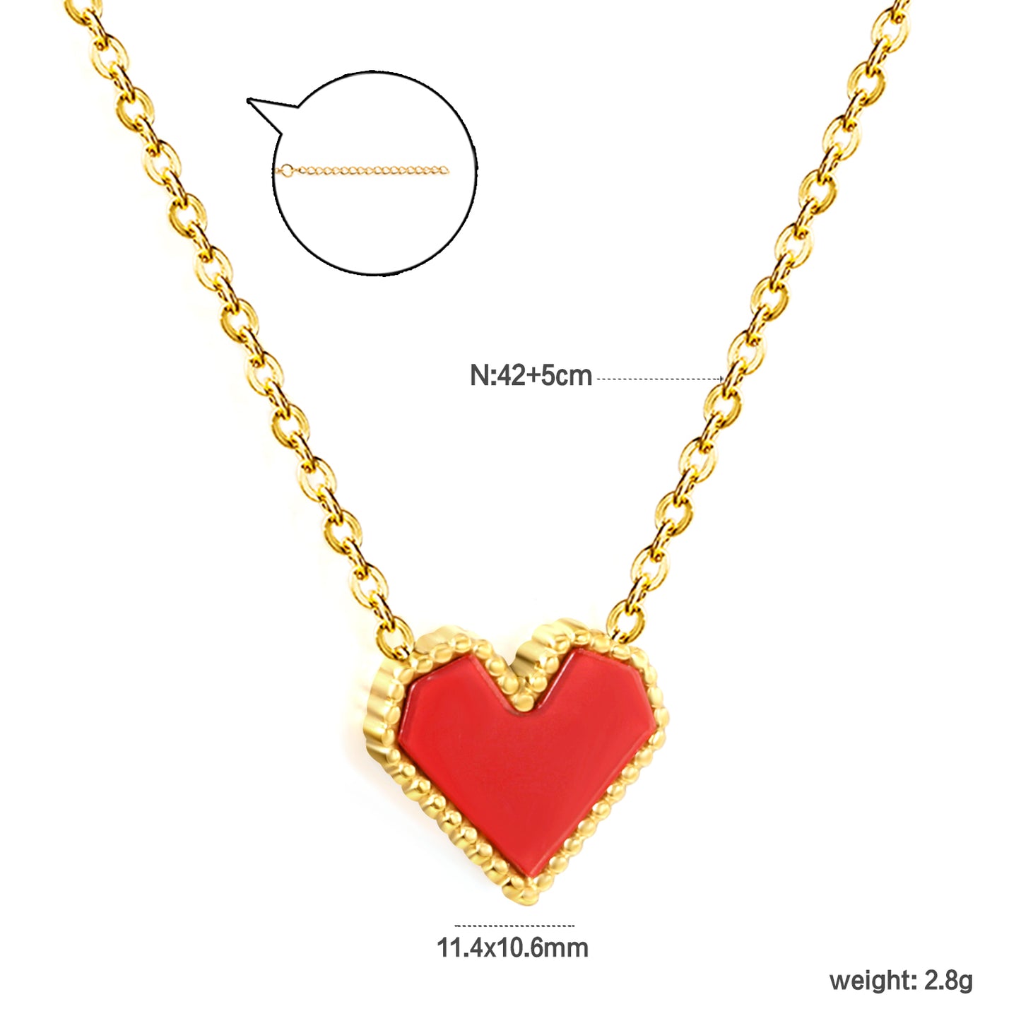 Bulk Gold toned Stainless Steel Thick Gold Chain Necklace Bold Style