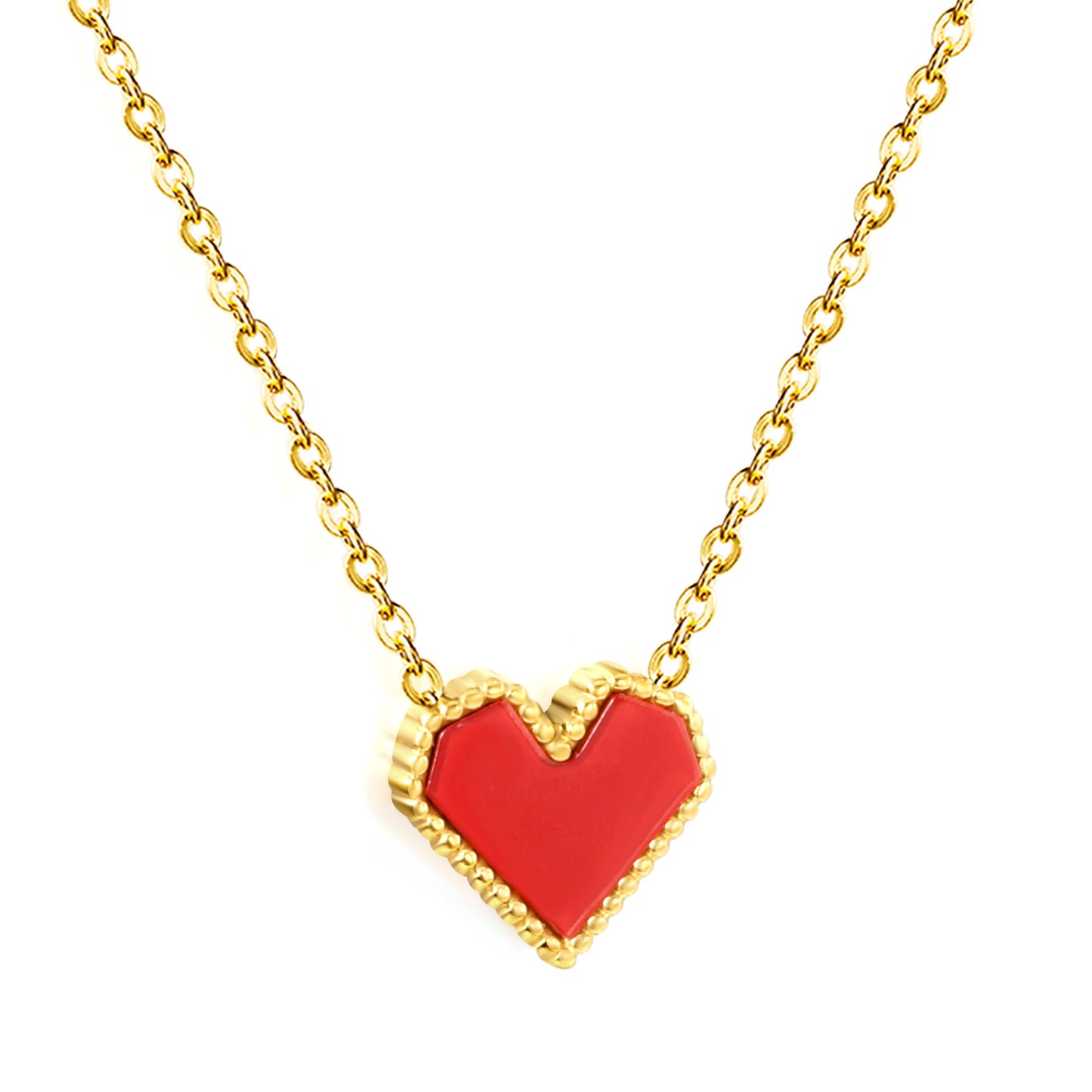 Bulk Gold toned Stainless Steel Thick Gold Chain Necklace Bold Style