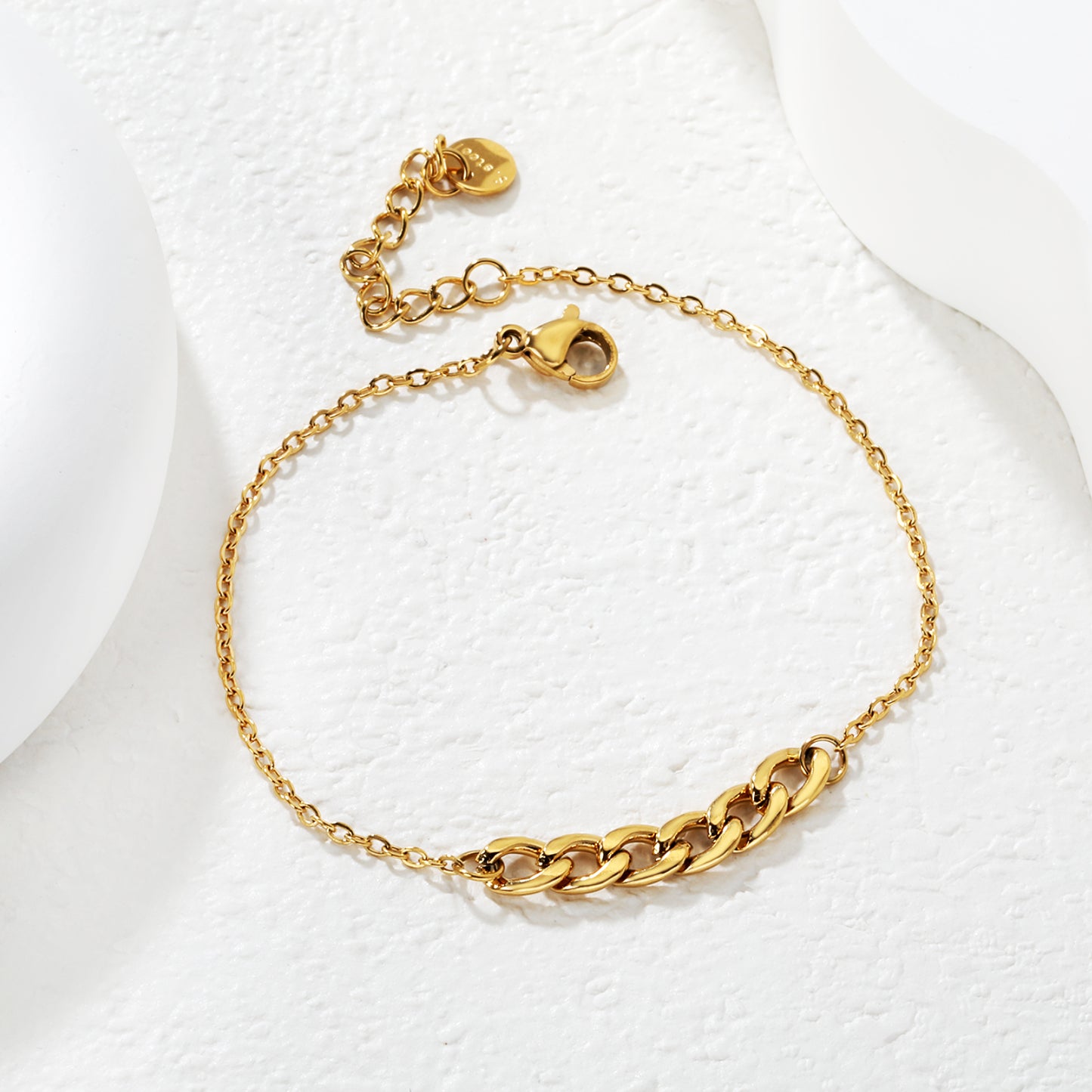 Wholesale Waterproof PVD Gold Dripping Candy Charm Bracelet