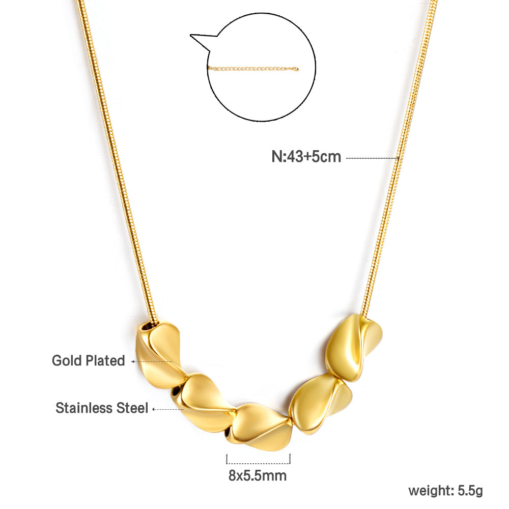 Bulk Heart shaped Chain Necklace Simple stylish Style