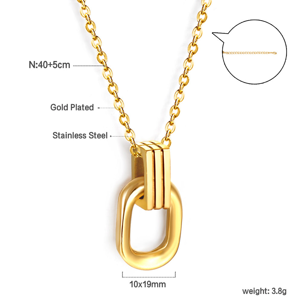 Wholesale Metal clasp Necklace Personalized trendy Style