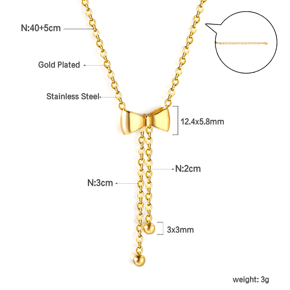 Bulk Gold Tone Colorful Square Decor Necklace Vivid Style
