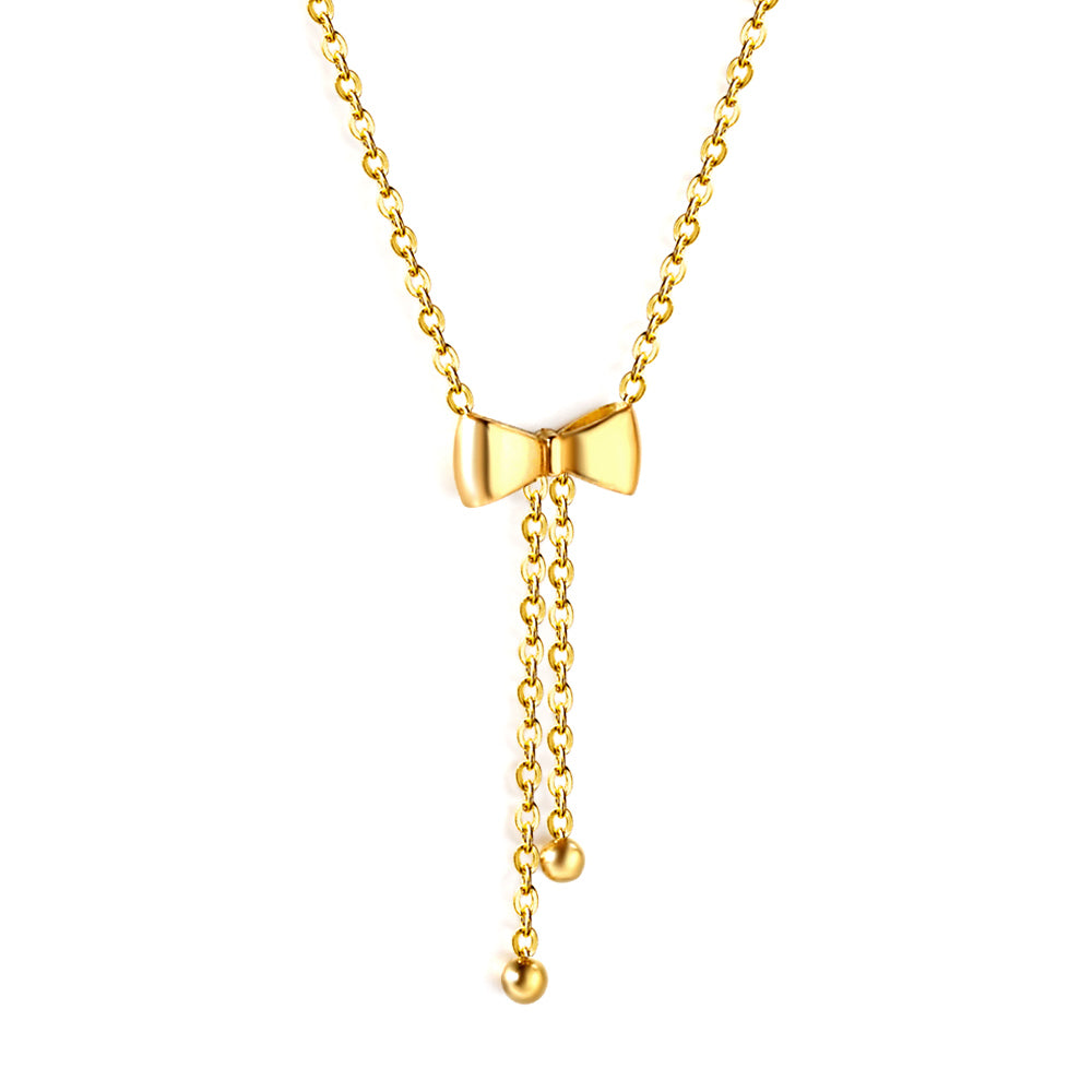 Bulk Gold Tone Colorful Square Decor Necklace Vivid Style
