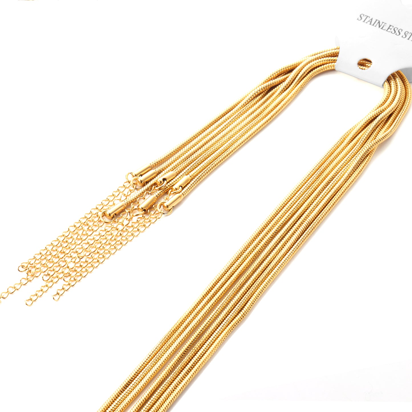 10pcs Wholesale Stainless Steel Chain Classic