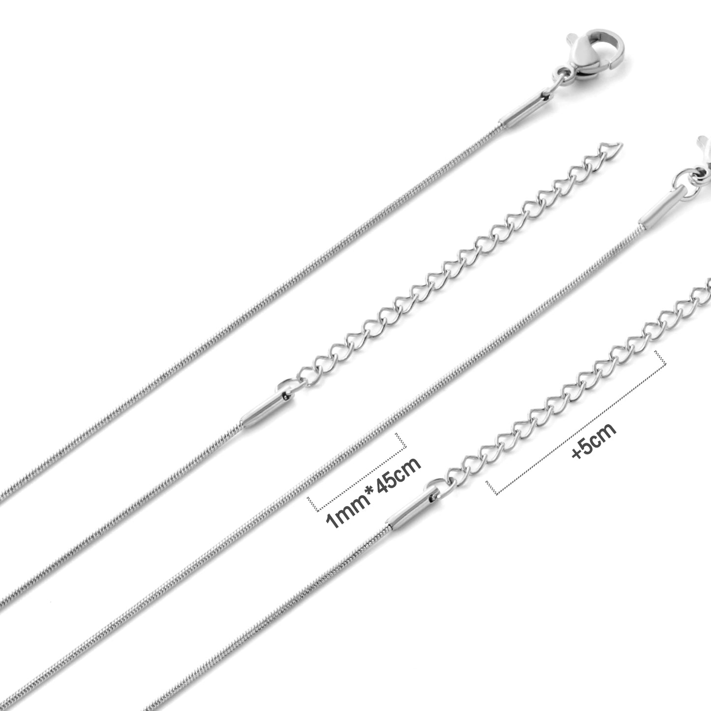 10pcs Wholesale Stainless Steel Chain Classic