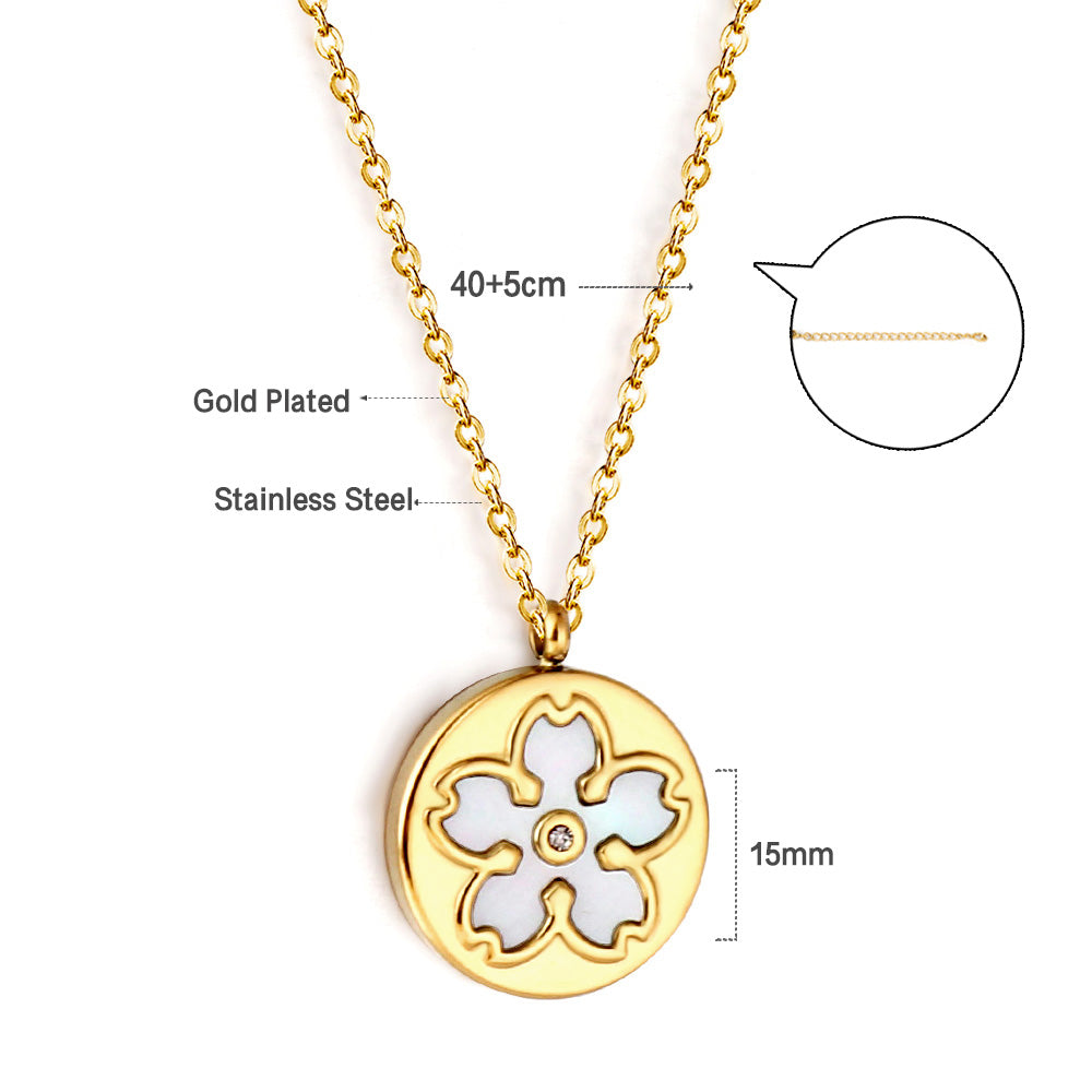 Wholesale 18K Gold Clover Design Necklace Delicate Style
