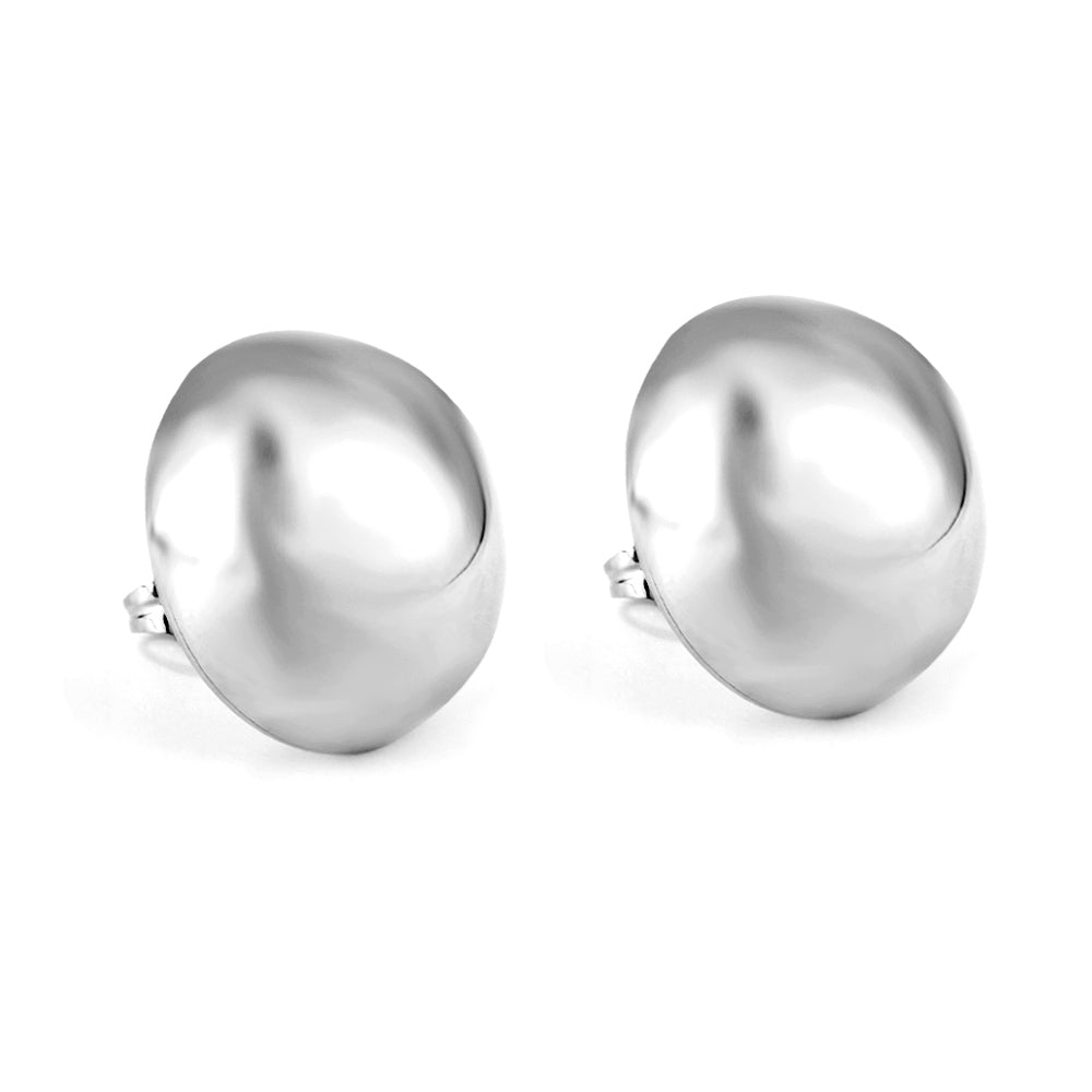 Wholesale 18K Gold Round Stud Earrings Simple Elegance