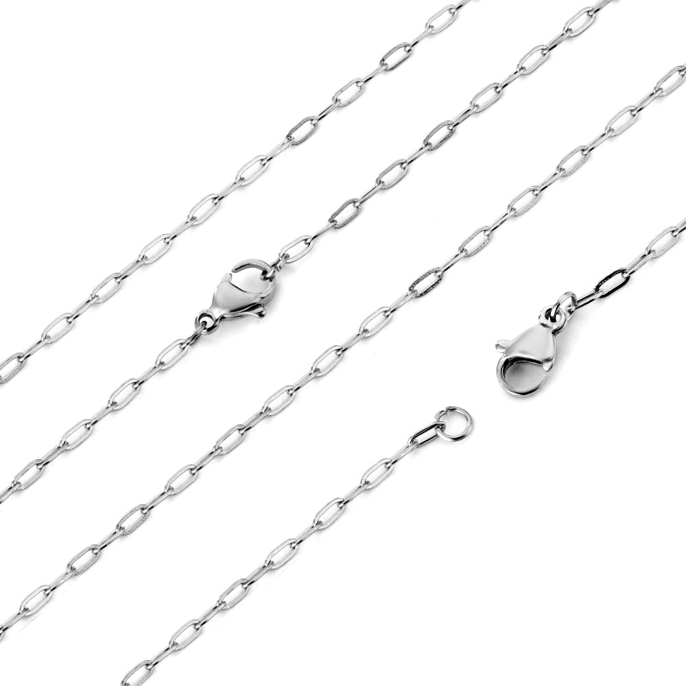 10pcs Gold - Tone Chain Collection with Various Clasps
