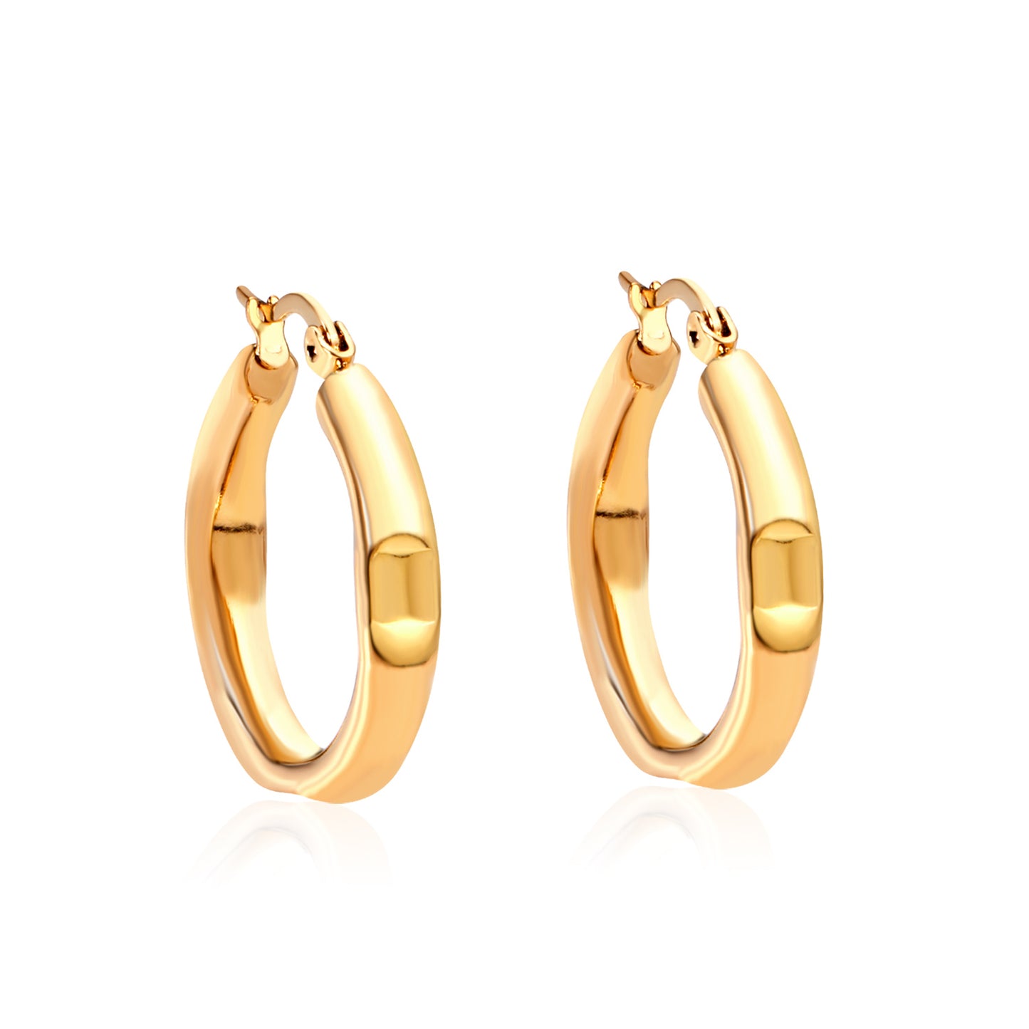 Bulk Smooth Hoop Earrings for Fashion Suppliers Classic Style