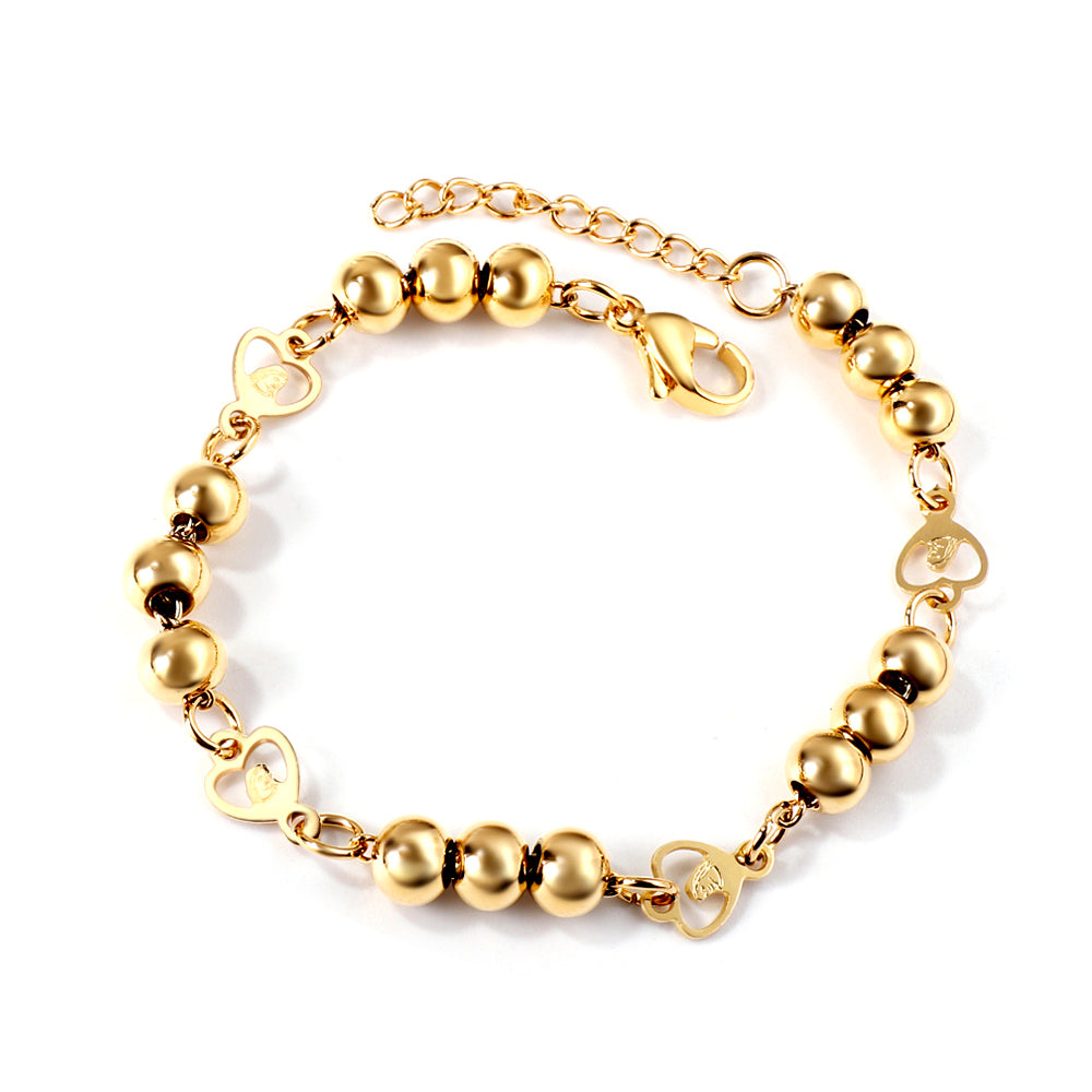 bead-heart-link-bracelet-minimalist