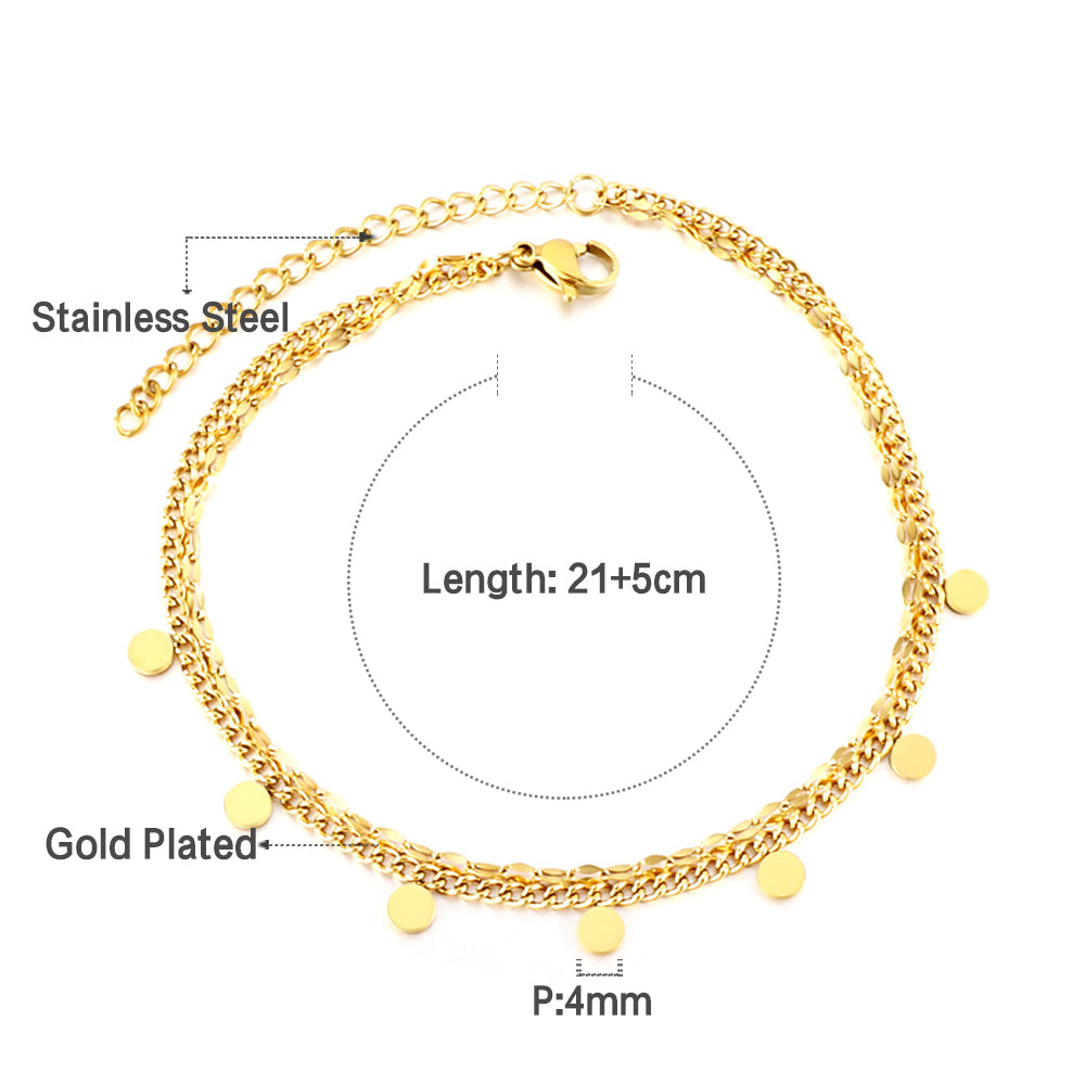 circle pendant measurement