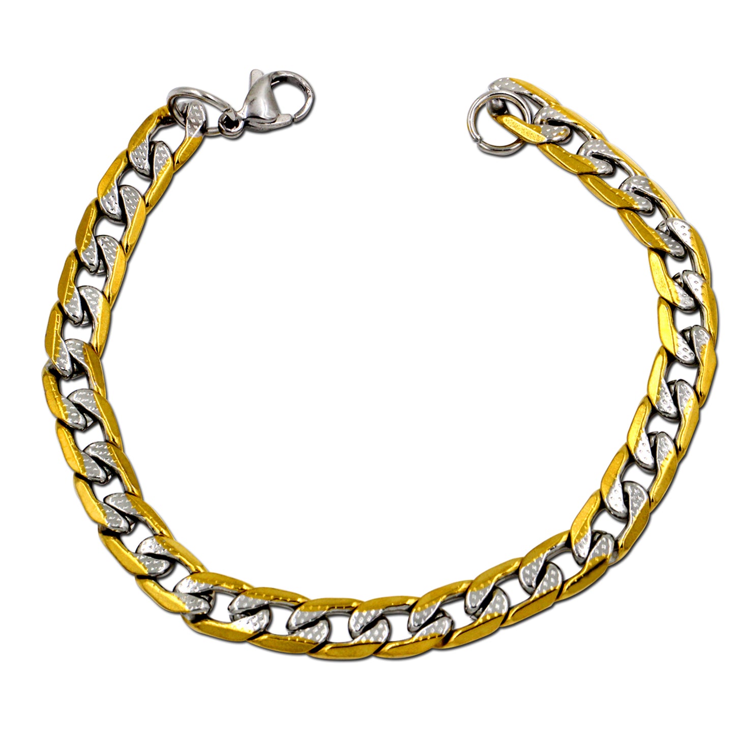 dual-arc-chain-bracelet-industrial-retro
