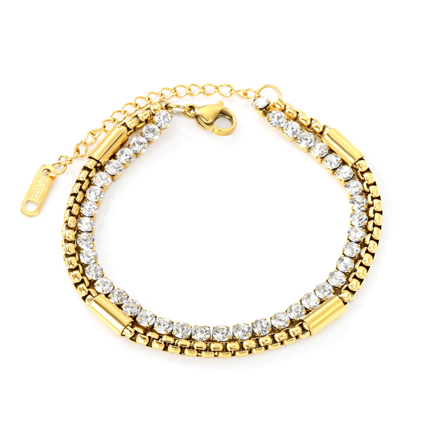 dual-chain-diamond-line-bracelet-luxe