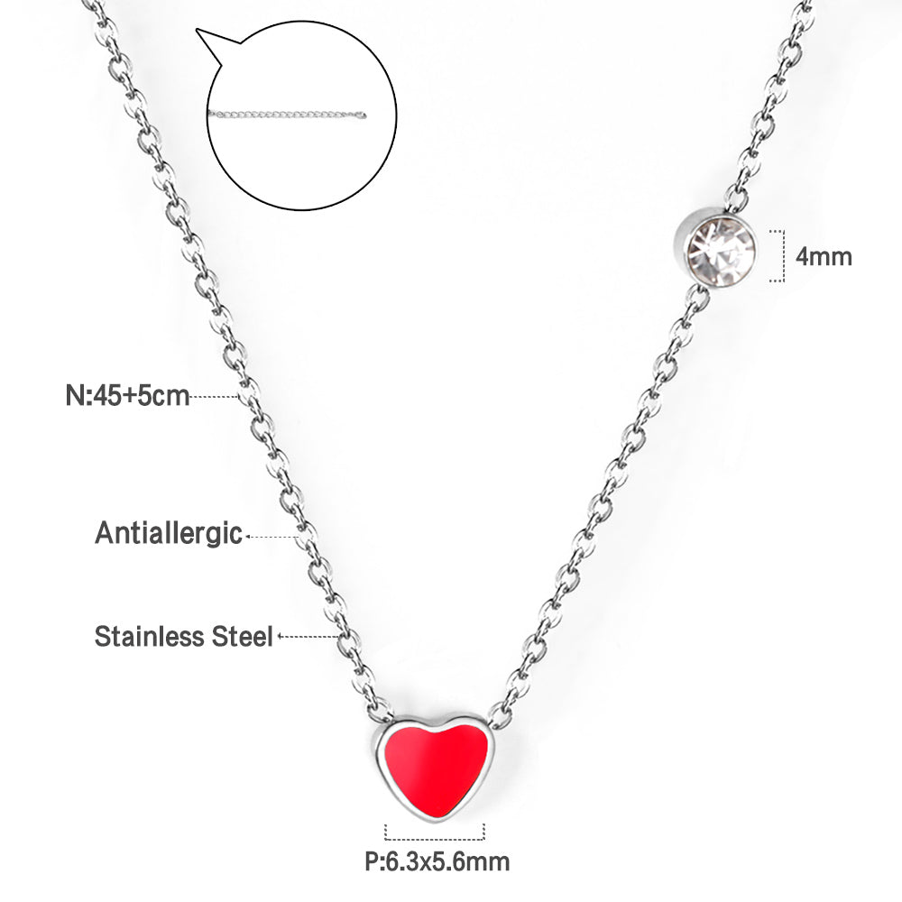 enamel-love-jewelry-waterproof-tech-red-silver