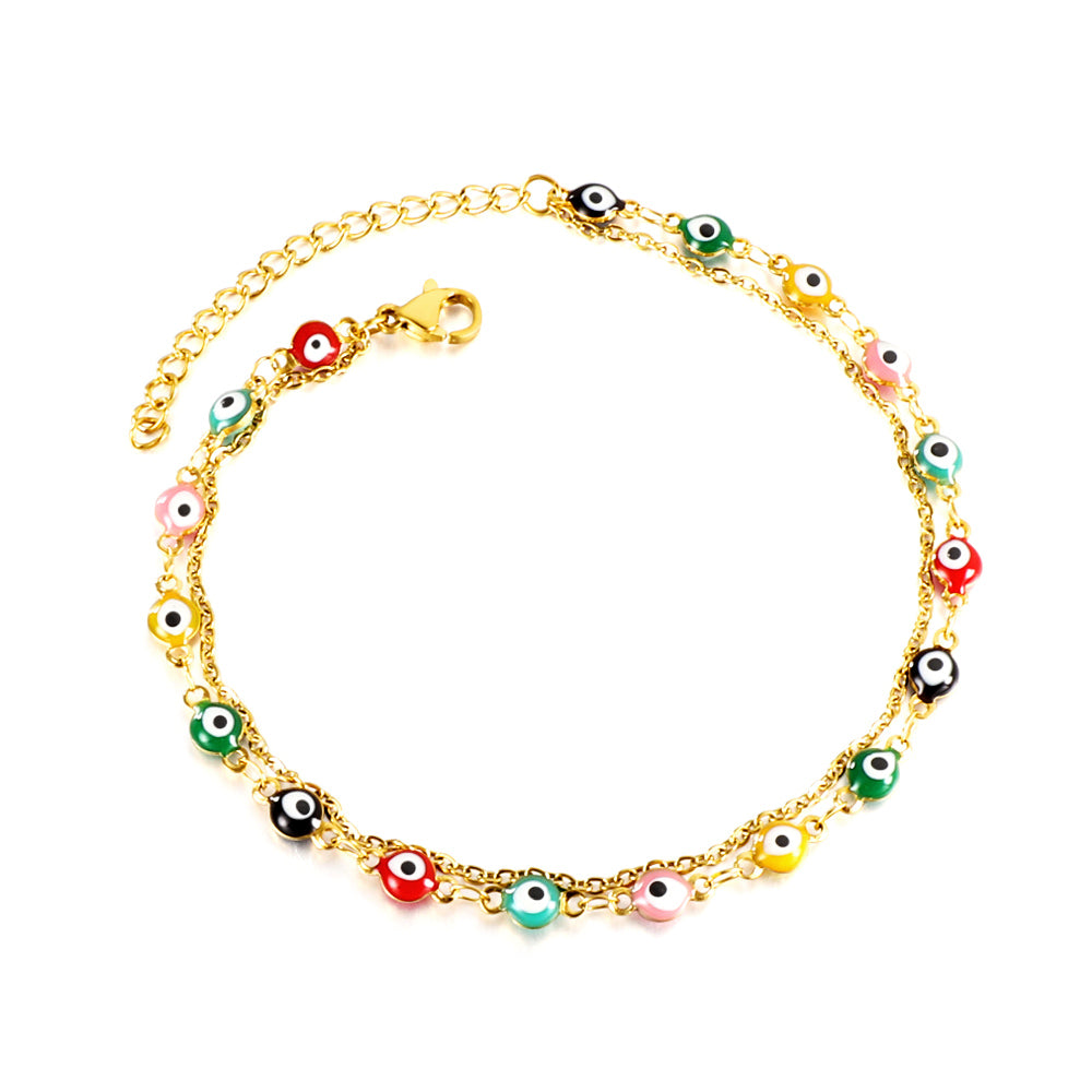 evil eye nazar anklet