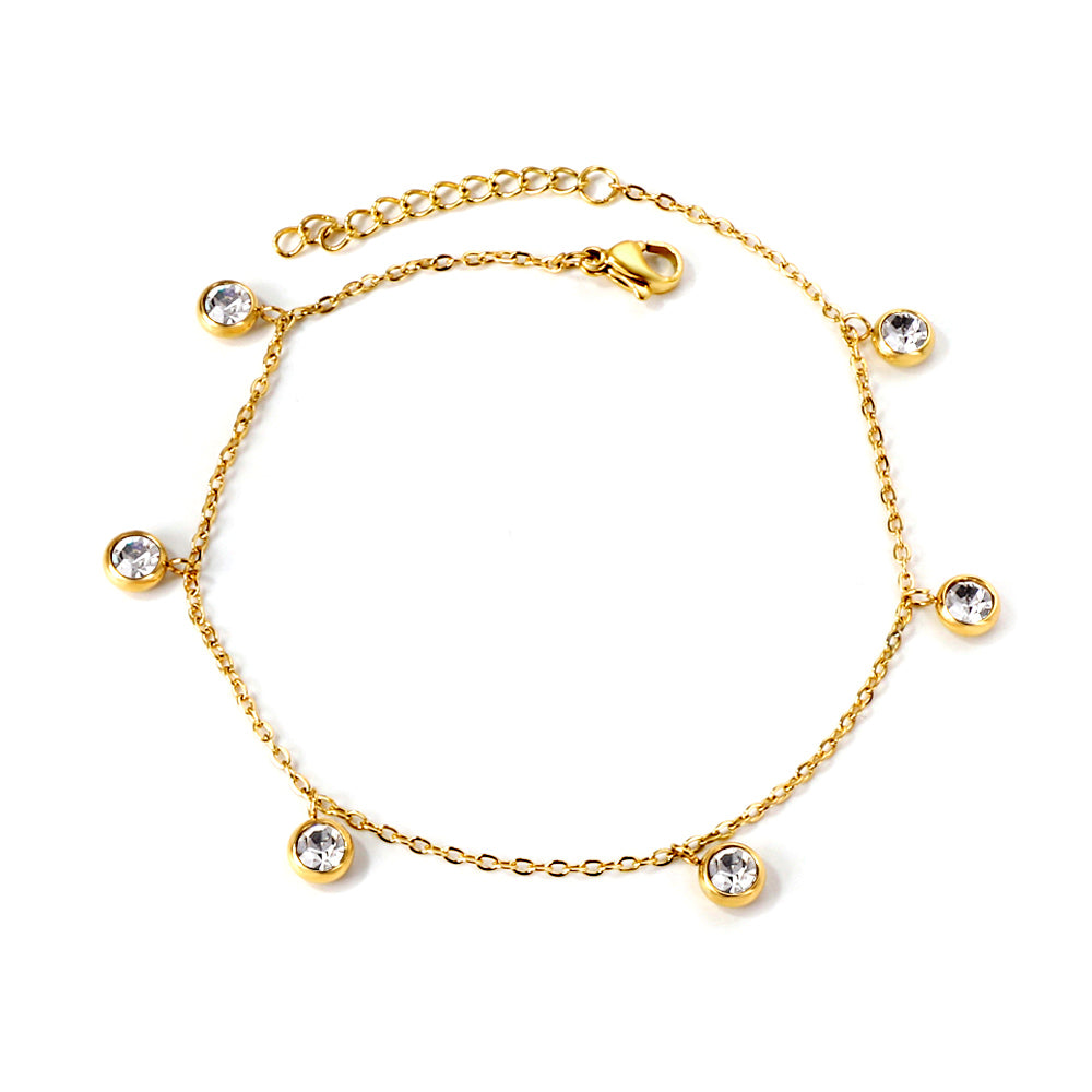 glam accent anklet timeless