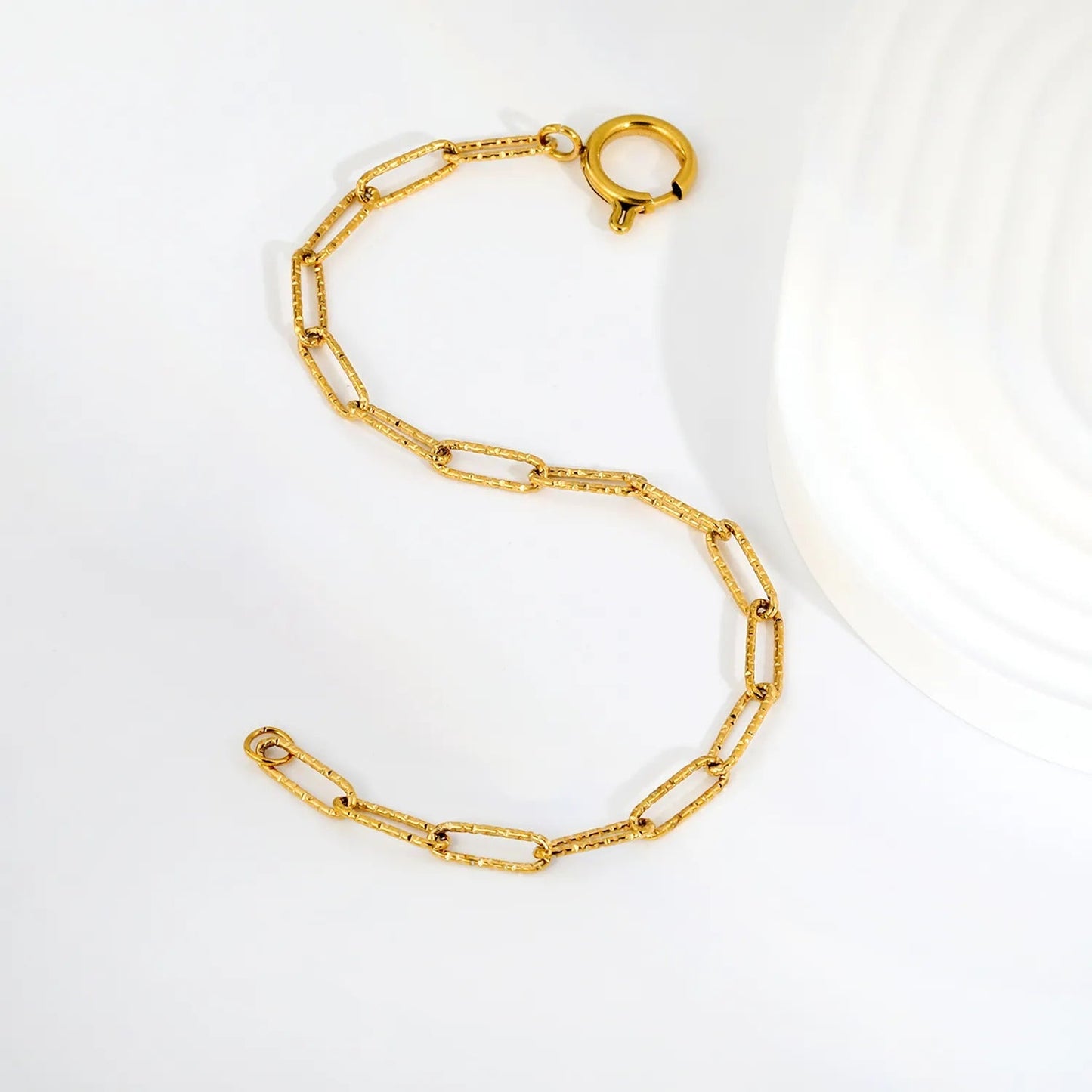 Wholesale vintage anchor spring clasp oval link chain jewelry