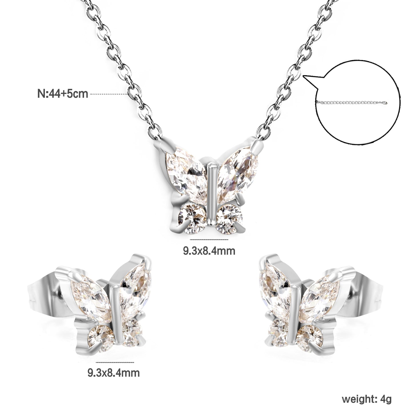 luxury insect jewelry style-steel