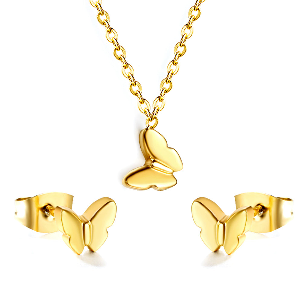 minimal butterfly outline jewelry