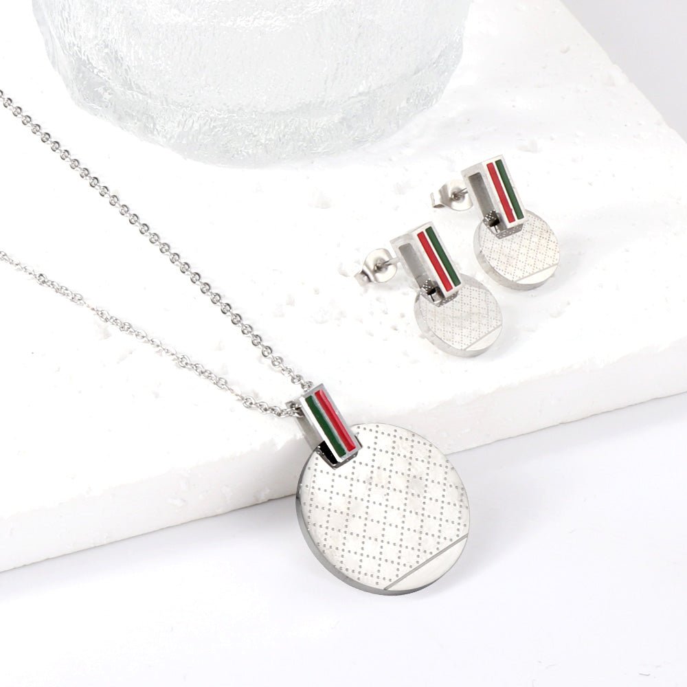 modern geometric jewelry style-steel
