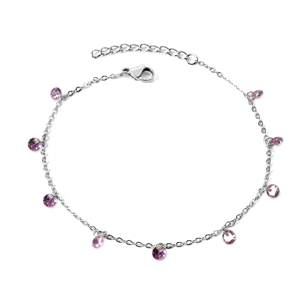 multi-gemstone-bracelet-festive-luxe-purple-silver