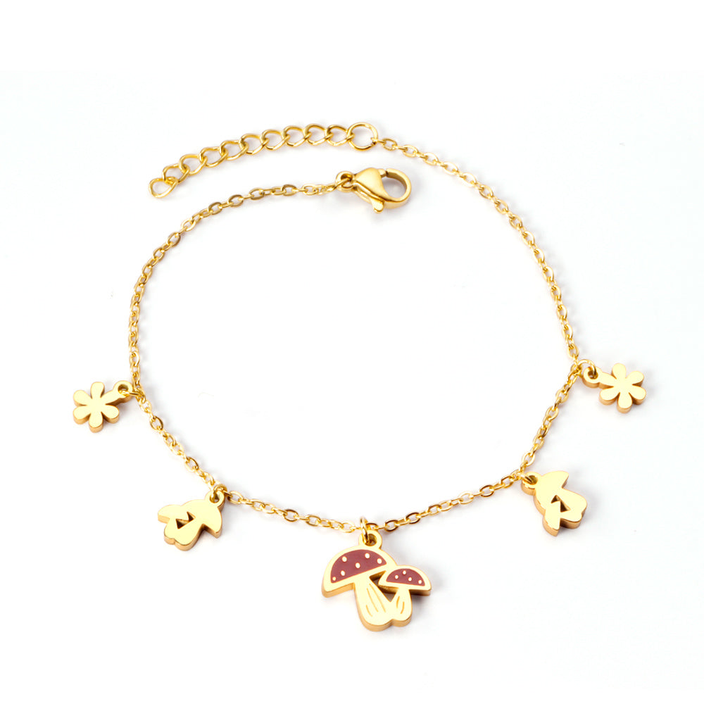 mushroom-charm-bracelet-whimsical