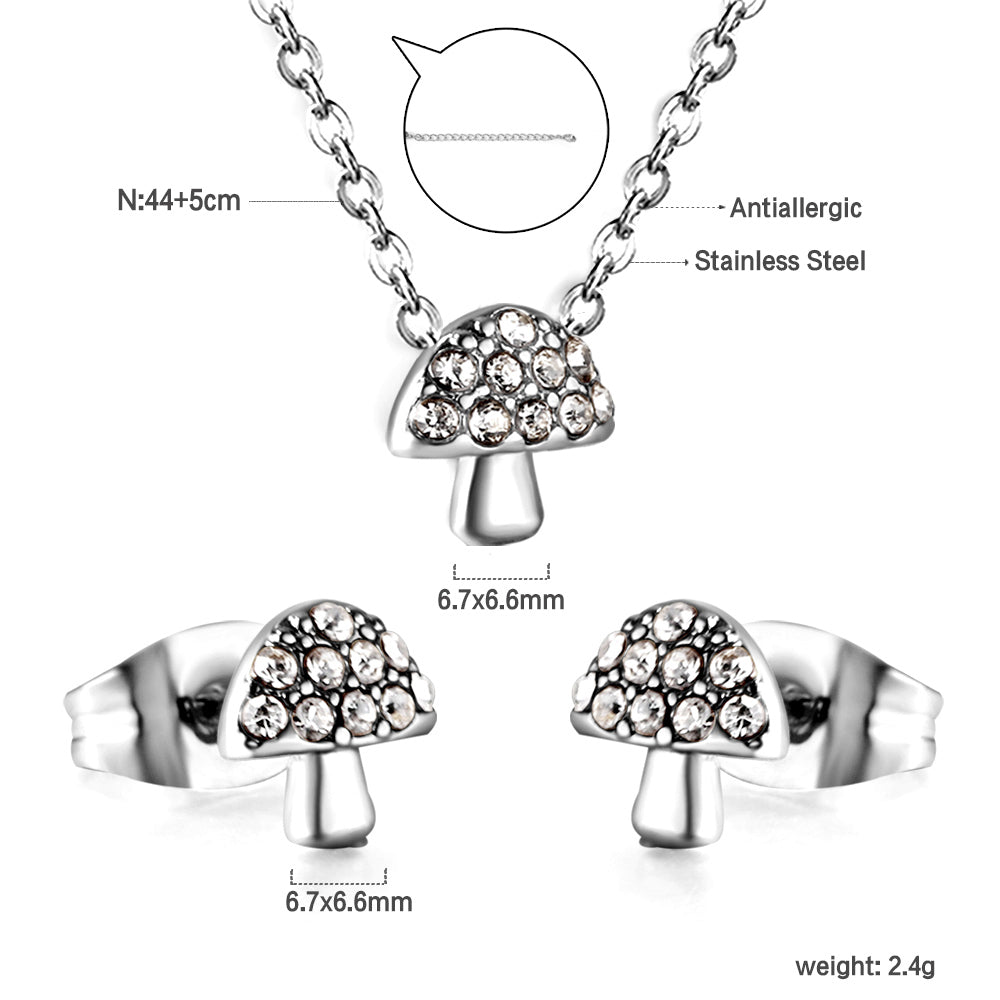 mushroom pendant measurement chart-steel