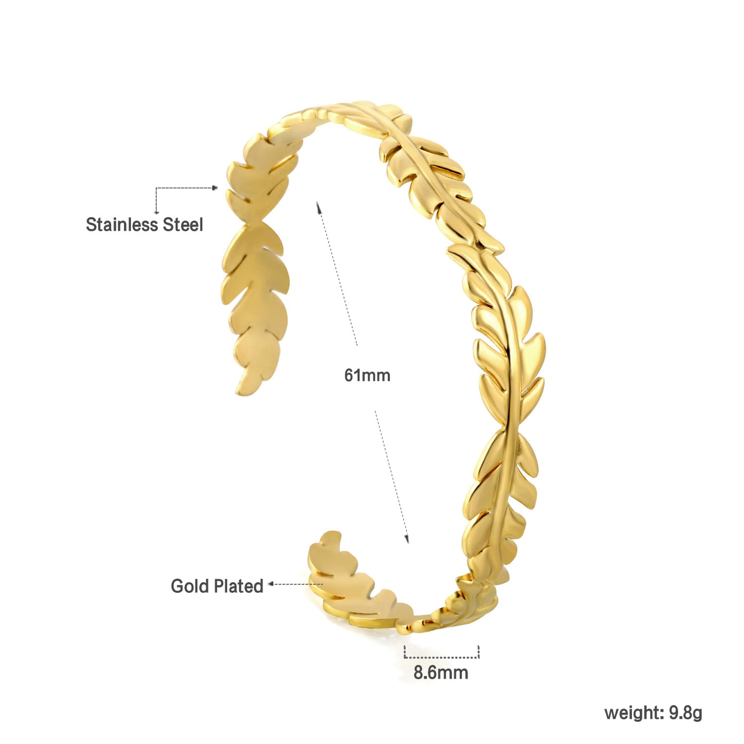 open-bracelet-nature-design-luxury