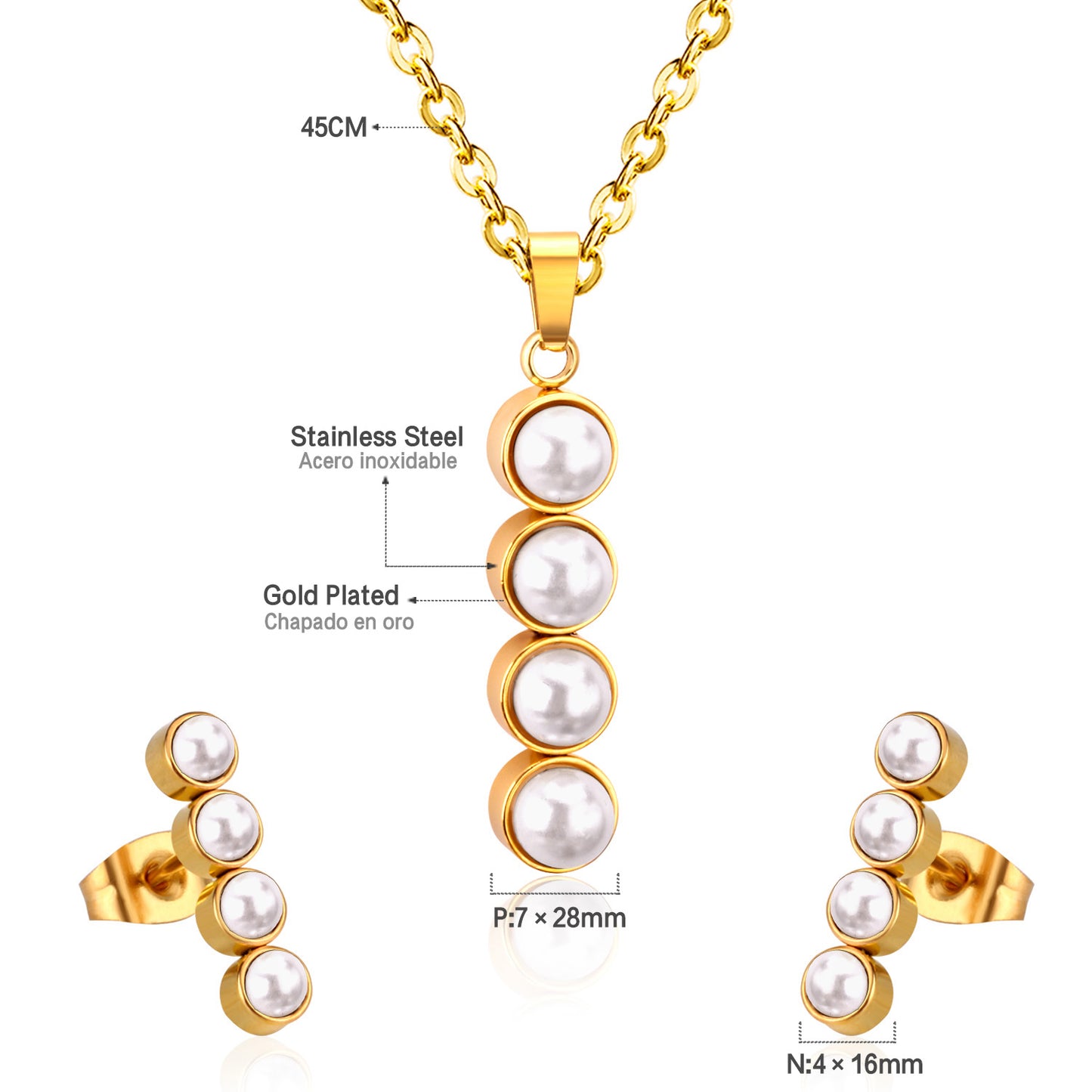 pearl strand length measurement