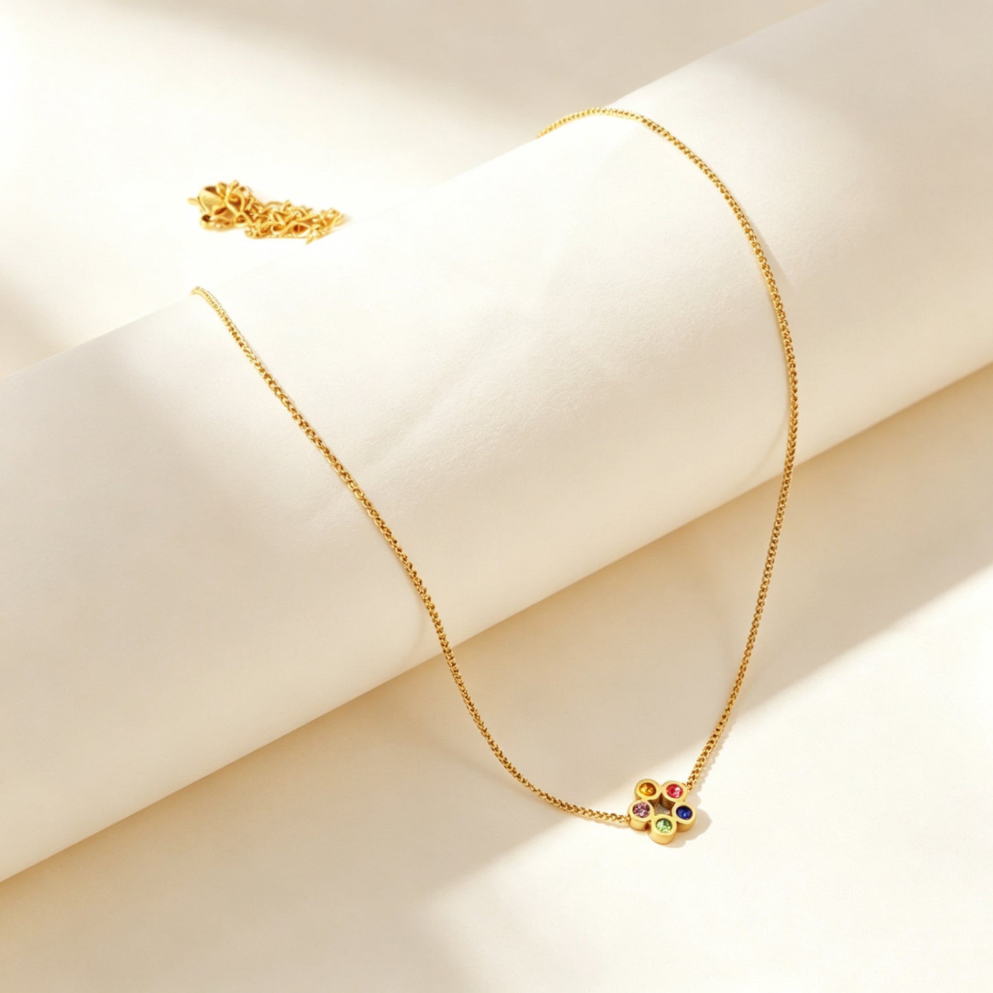 Factory Direct 18K Gold Plated Vibrant Crystal Plum Blossom Jewelry