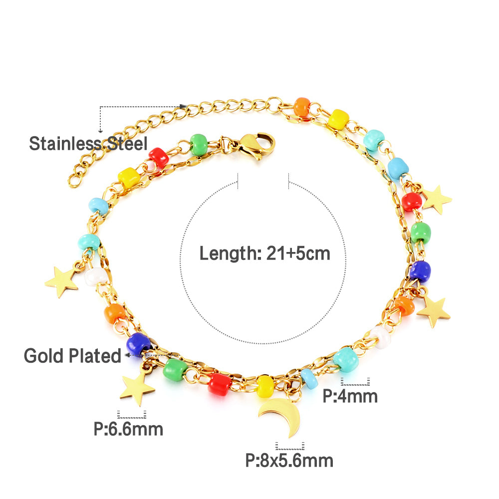 star moon bead chart